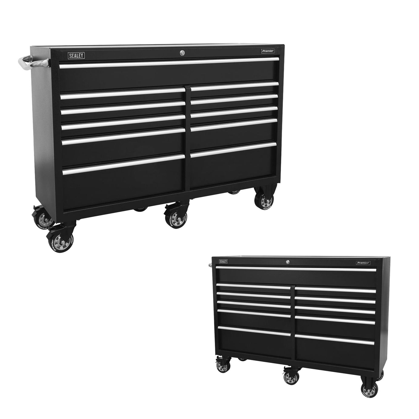 Sealey Rollcab 11 Drawer 1430mm Heavy-Duty Black
