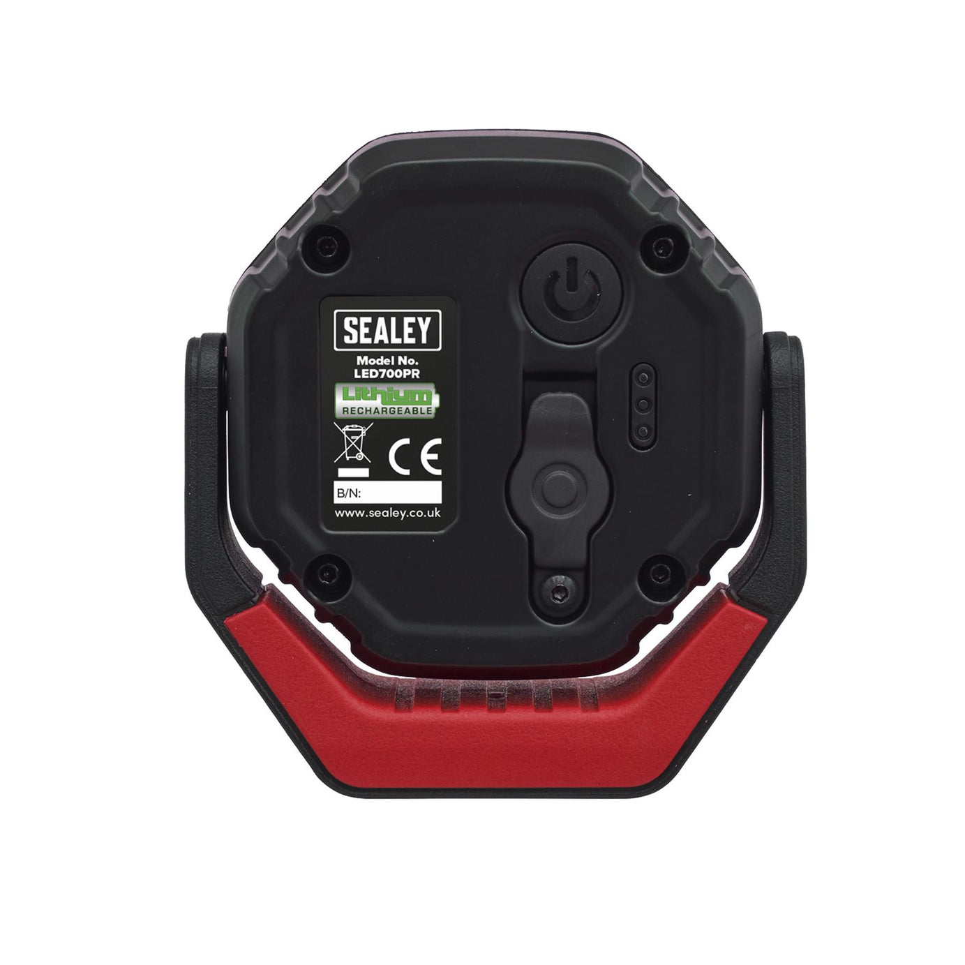 Sealey R/Charge Pocket Floodlight with Magnet 360 7W COB LED - Red