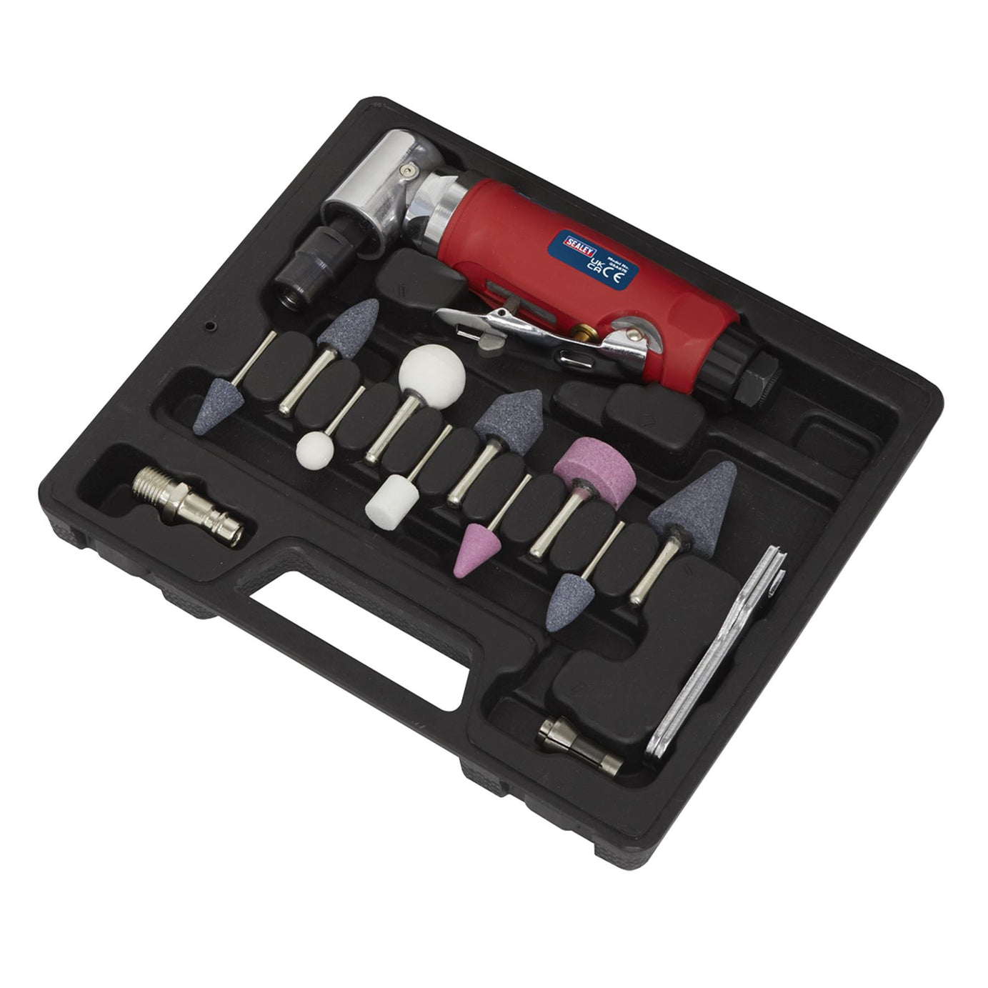 Sealey Air Die Grinder 90 Angle Kit 15pc