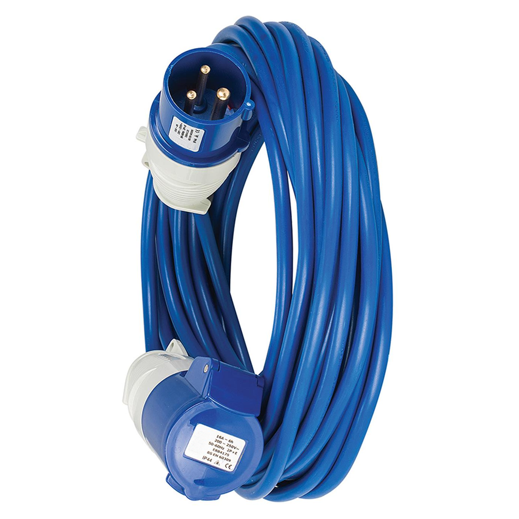 Defender Extension Lead Blue 2.5mm2 16A 14m 230V