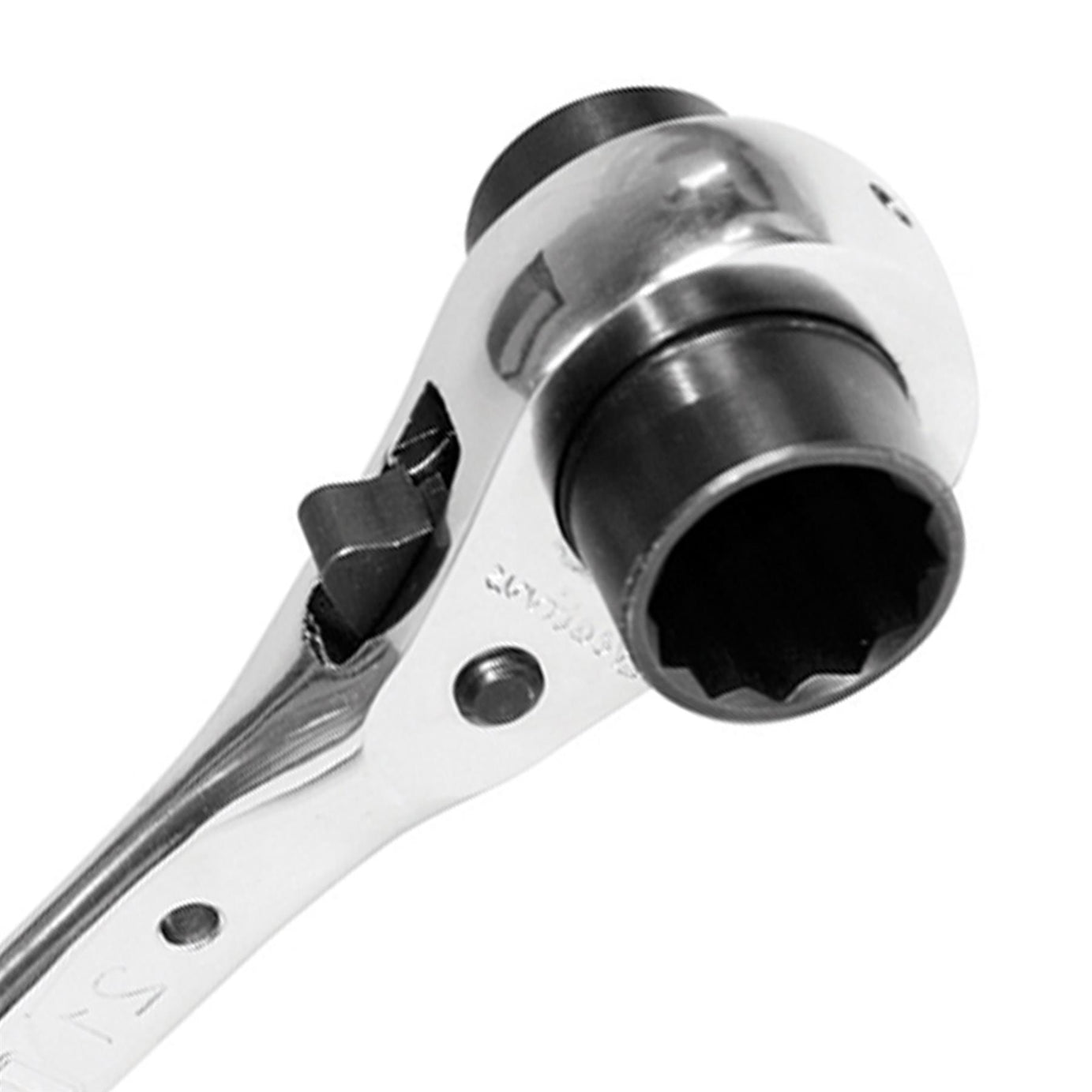 Twin Podger 21/23mm Hardened & Tempered Bi Hex Socket With 2-way Ratchet Action