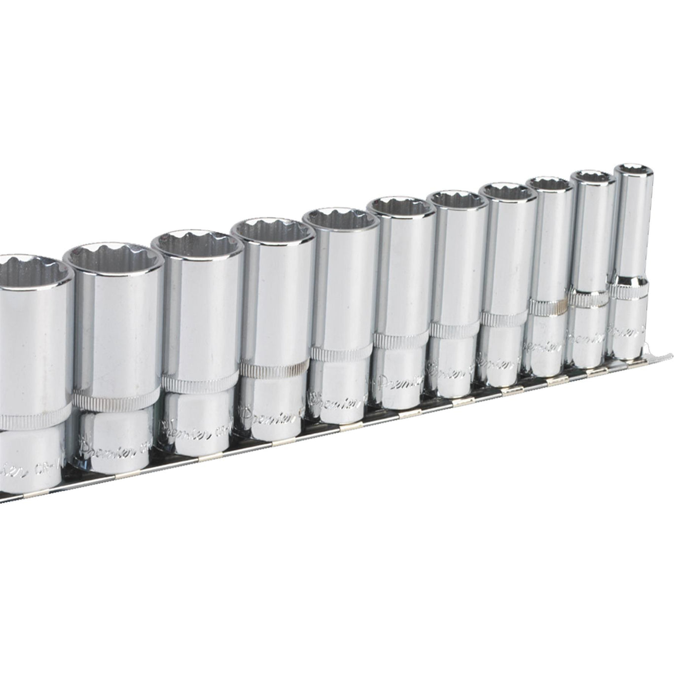 Sealey Socket Set 11pc 3/8"Sq Drive 12pt Deep WallDrive Imperial