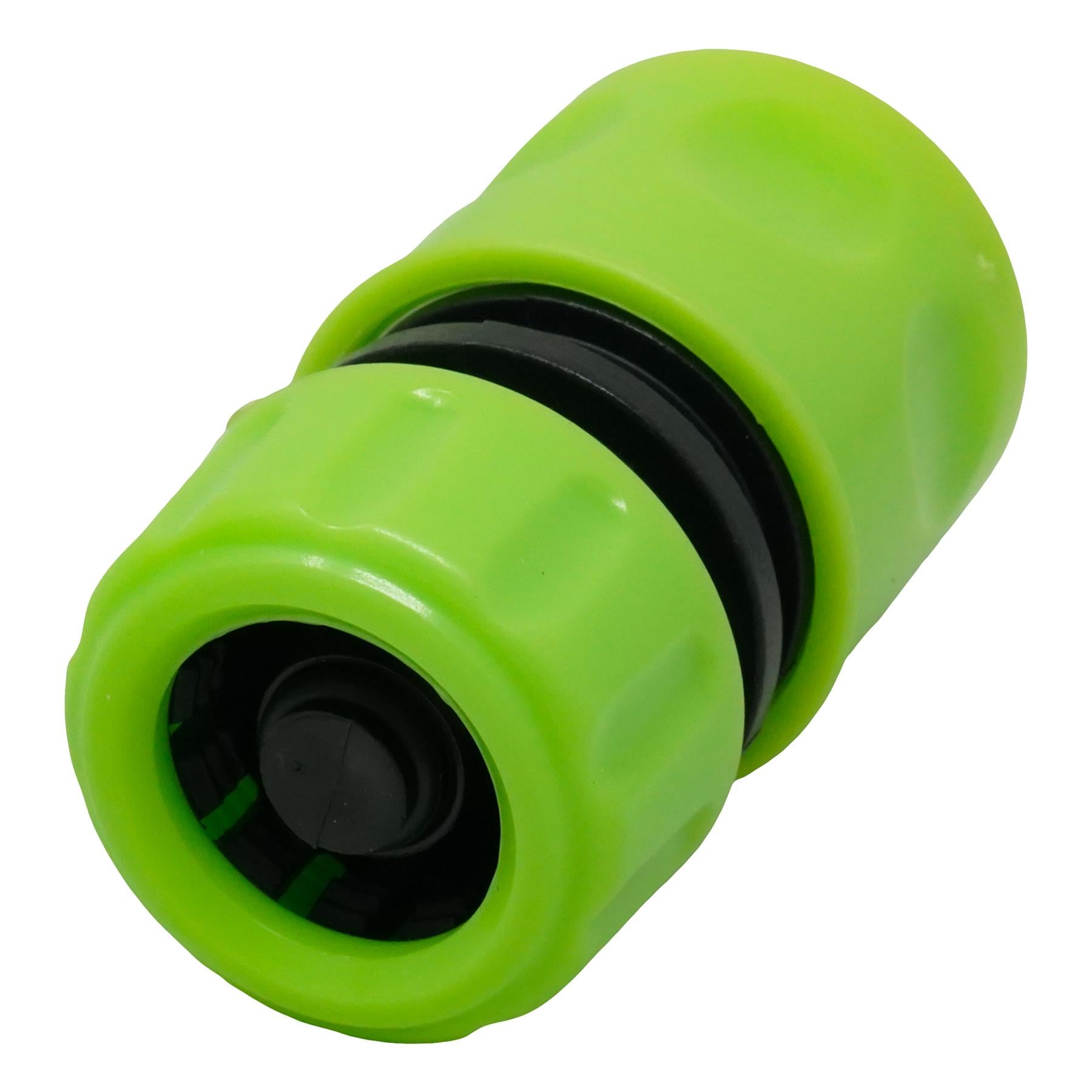4PC Garden Hose Pipe Fitting Set Adaptor Joiner Waterstop Connectors 1/2", 3/4"
