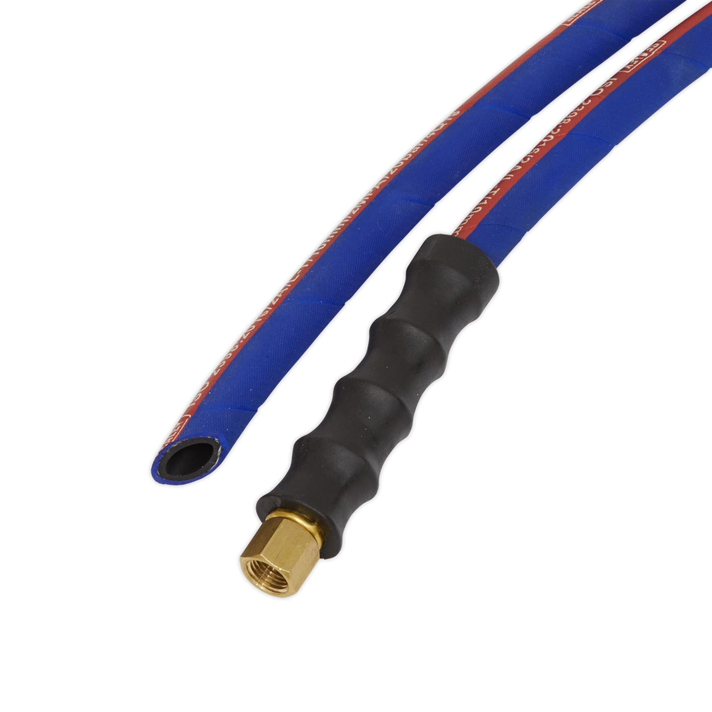 Sealey Air Compressor Hose 10m x Ø8mm with 1/4"BSP Unions Extra-Heavy-Duty