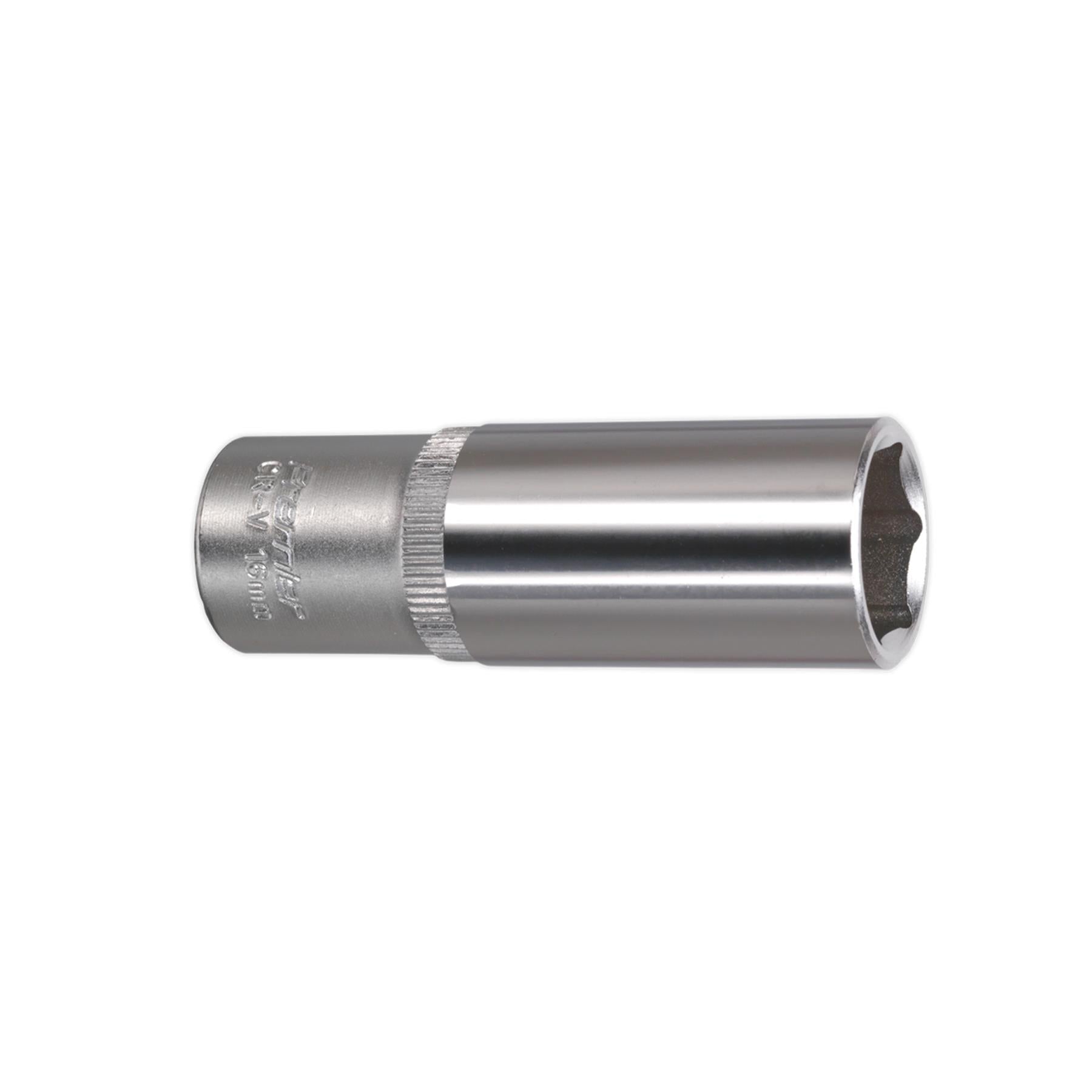 Sealey WallDrive® Socket 16mm Deep 3/8"Sq Drive Garage Workshop DIY