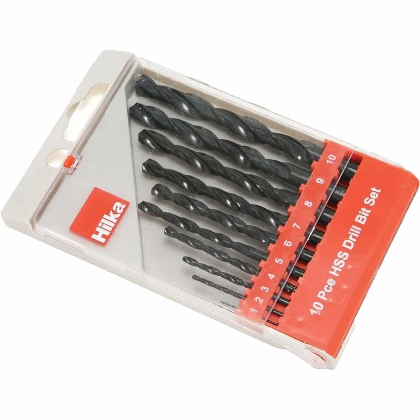 Hilka 10 Piece HSS Drill Bit Set