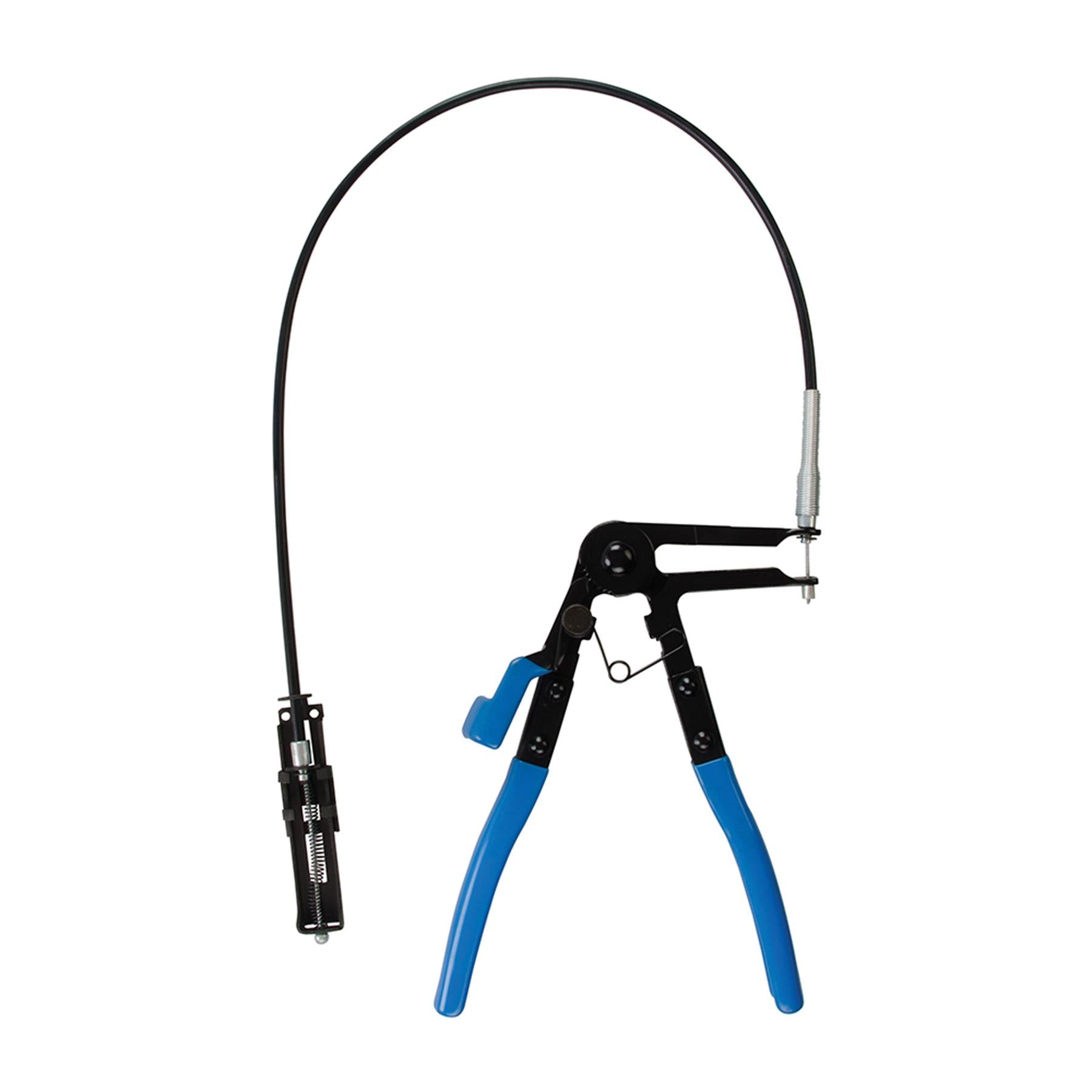 Flexible Ratchet Hose Clamp Pliers Carbon Steel Long Reach Jaws 18-54mm 610mm