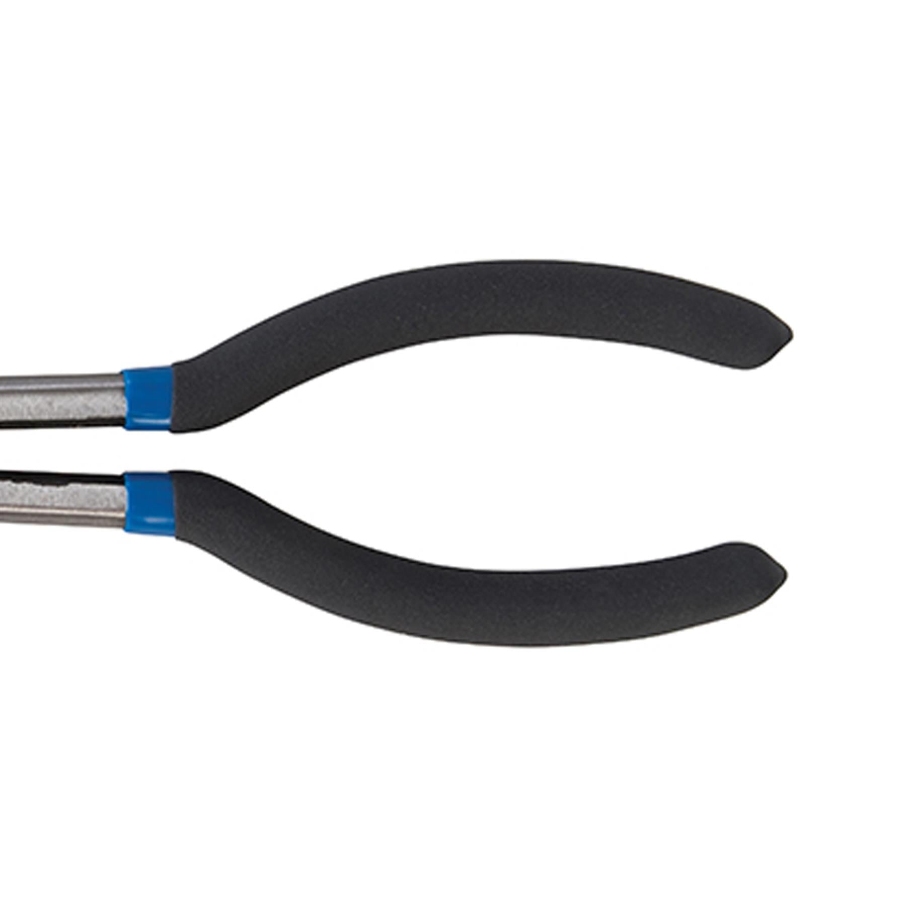 Long Reach Electronics Pliers Bent Chrome Vanadium Steel Blade Hardened