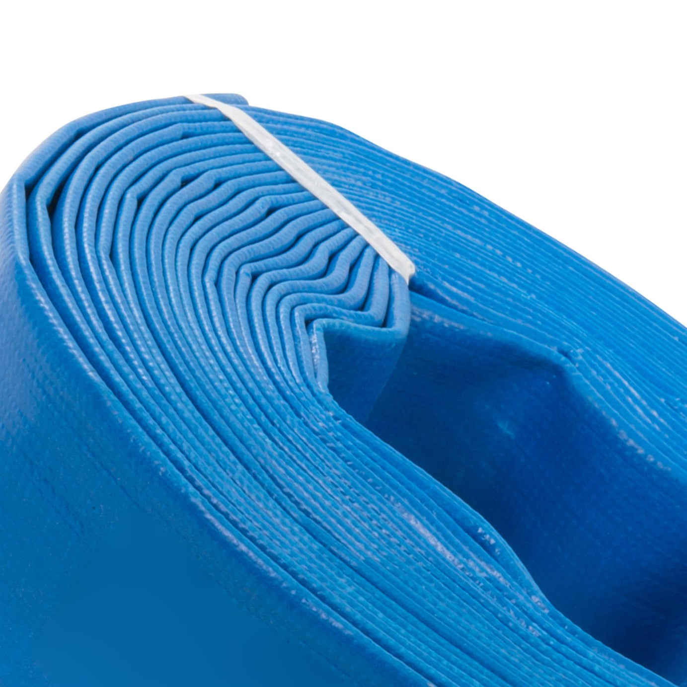 Blue Layflat Water Delivery Hose 10M X 32mm Discharge Pump Irrigation