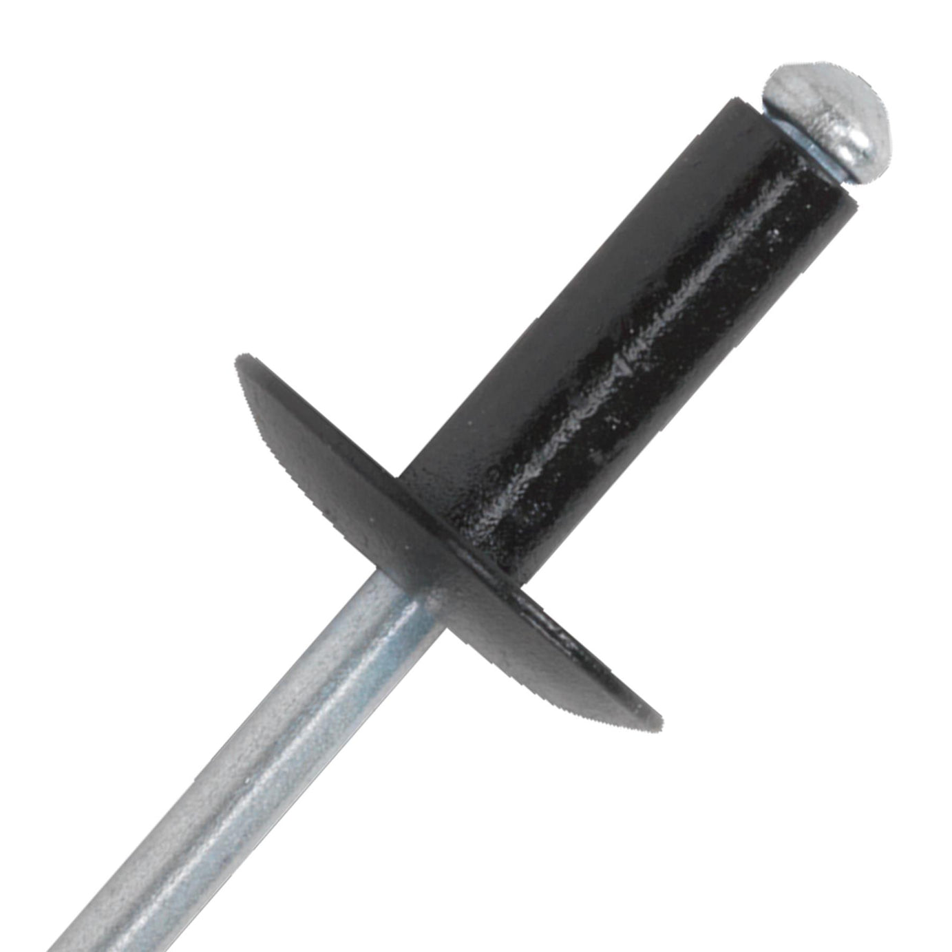 Sealey Aluminium Rivet Black Large Flange 4 x 10mm Pack of 200