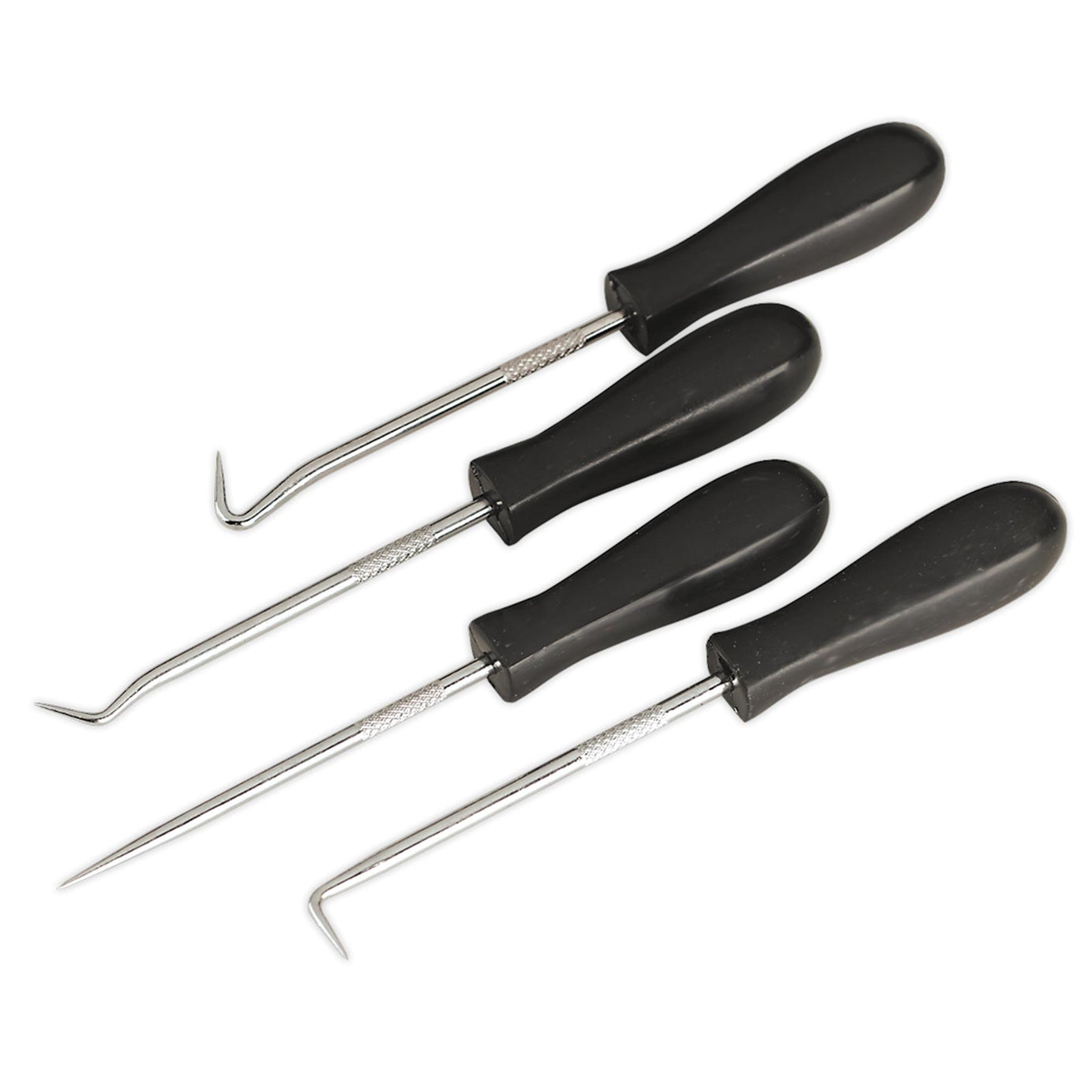Sealey Mini Hook Set 4pc Classic styled handles.