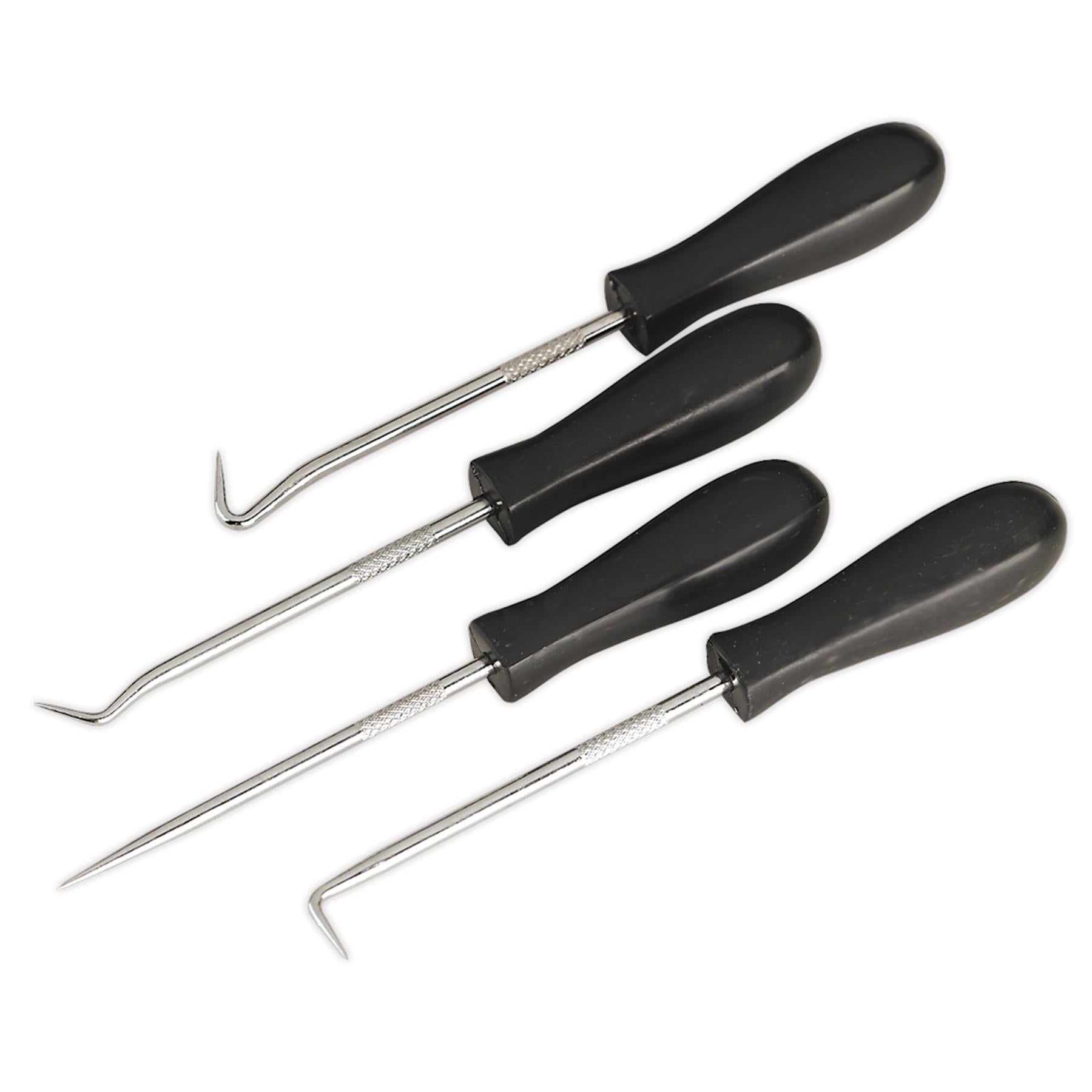 Sealey Mini Hook Set 4pc Classic styled handles.