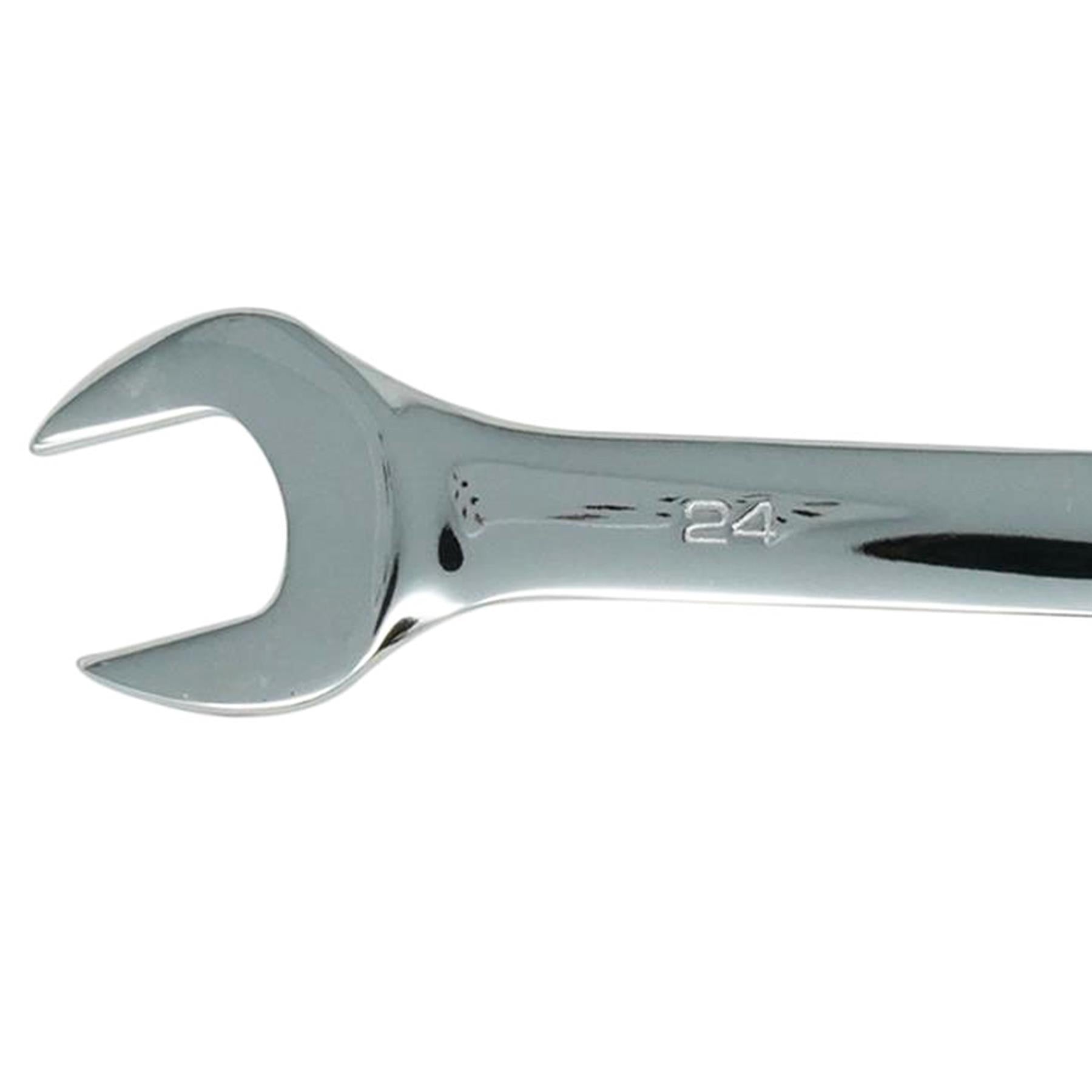 Combination Open Ring Spanner Chrome Mechanics Garage Tools 24mm