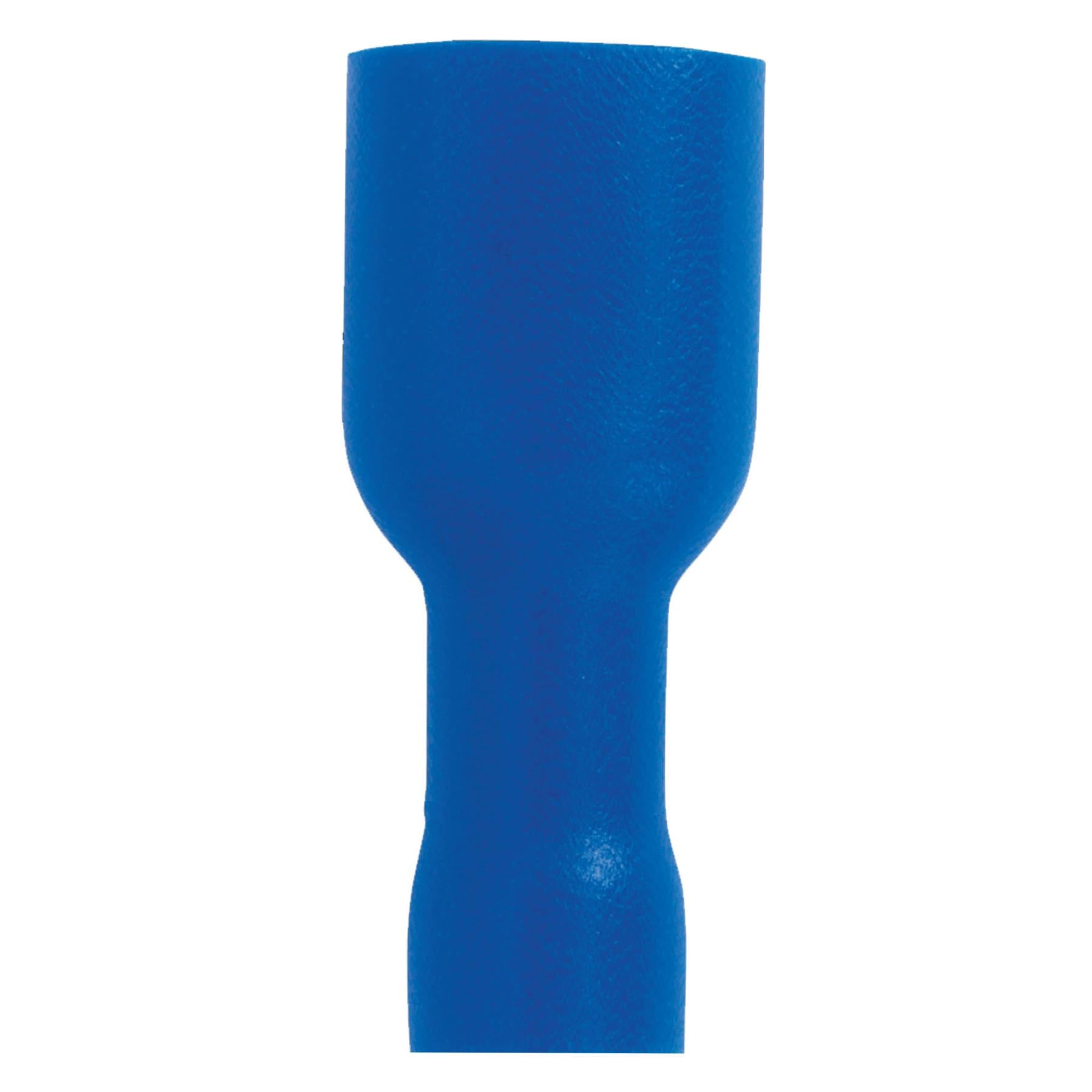 Sealey Fully Insulated Terminal 6.3mm Female Blue Pack of 100