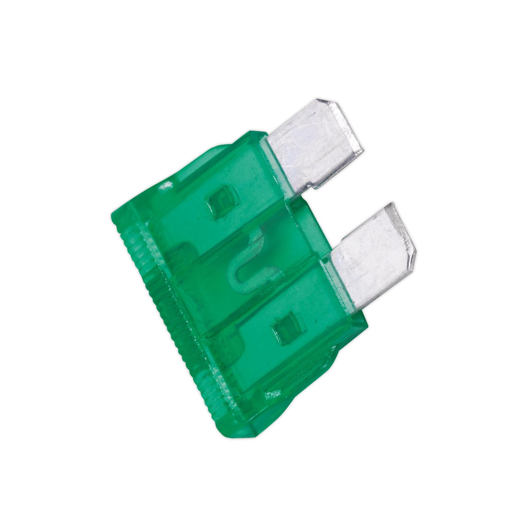 Sealey Automotive Standard Blade Fuse 30A Pack of 50