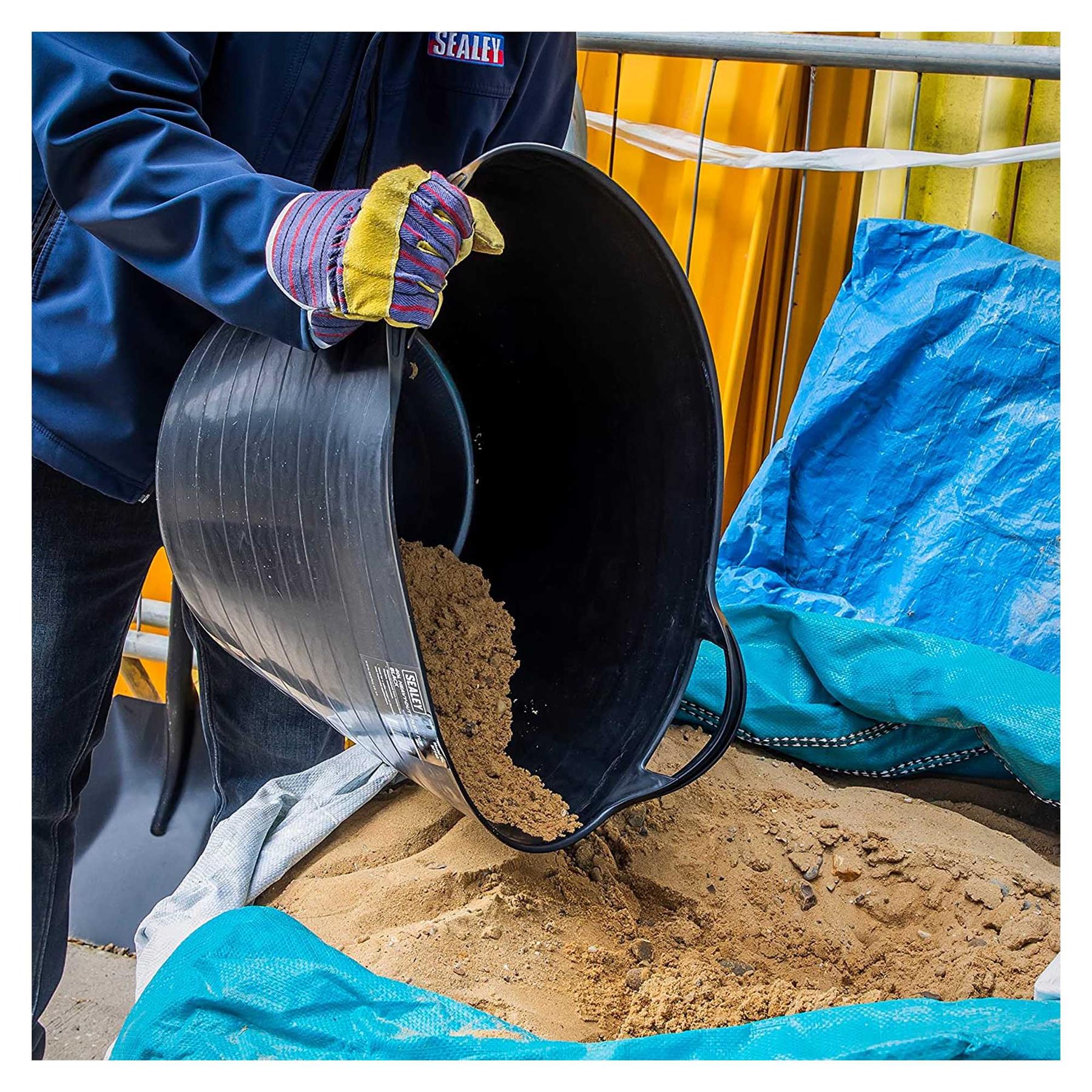 Sealey Heavy-Duty Flexi Tub 40L - Black