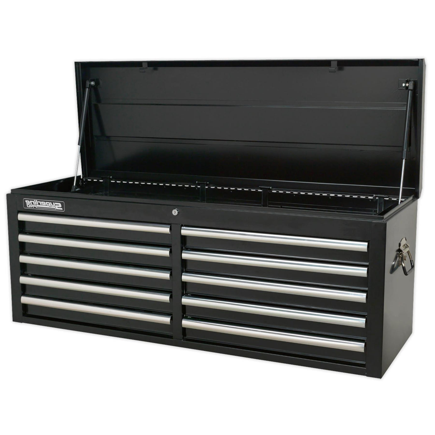 Sealey Topchest 10 Drawer with Ball Bearing Slides - Black