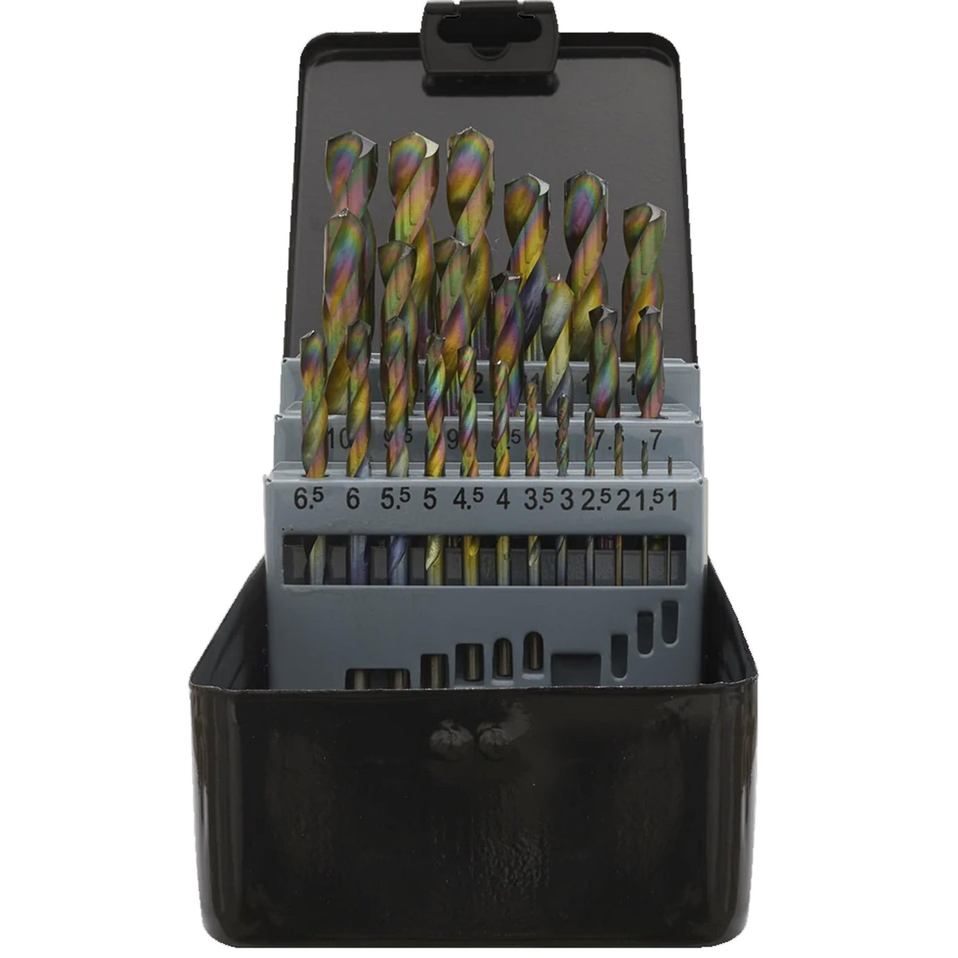 Sealey HSS Drill Bit Set 25pc Edge Ground - Metric DIN 338