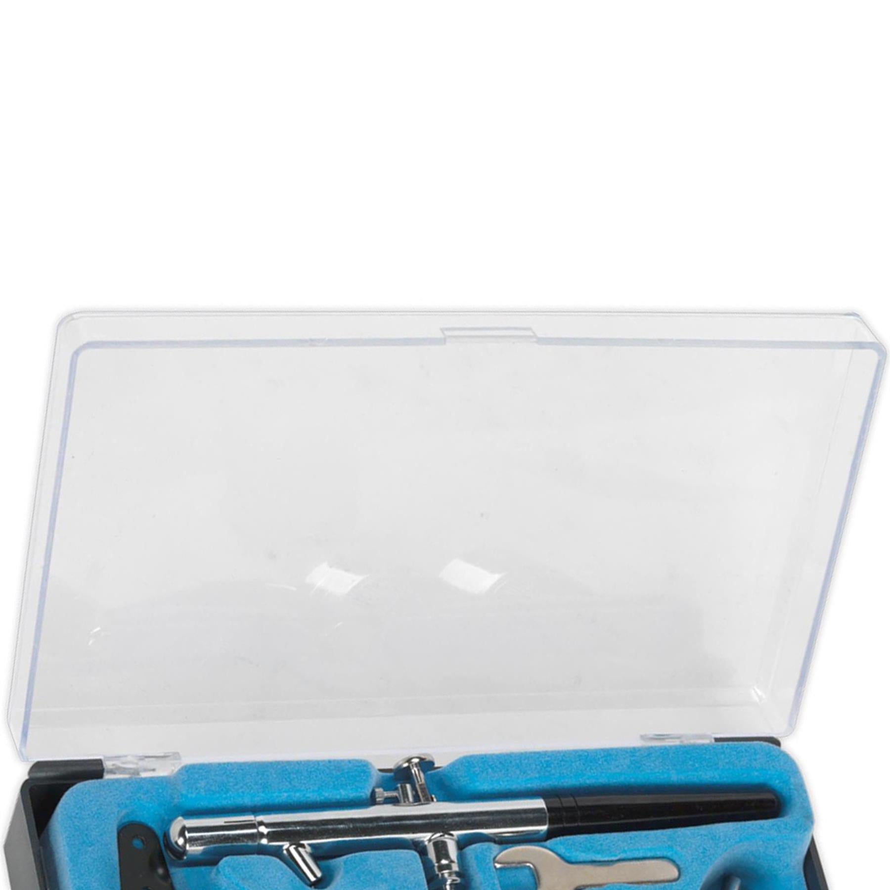 Sealey Airbrush Kit Professional Metal Body With Suction Bottle Without Propellant