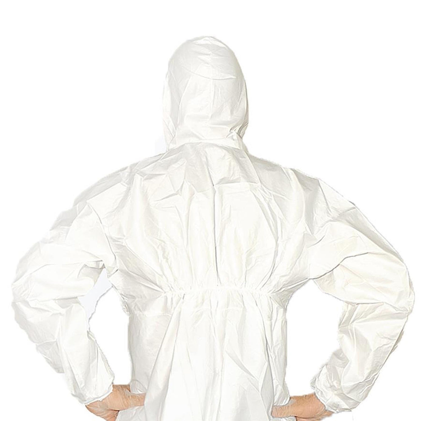 10 x Microporous Breathable Coverall Suit With Zip XL