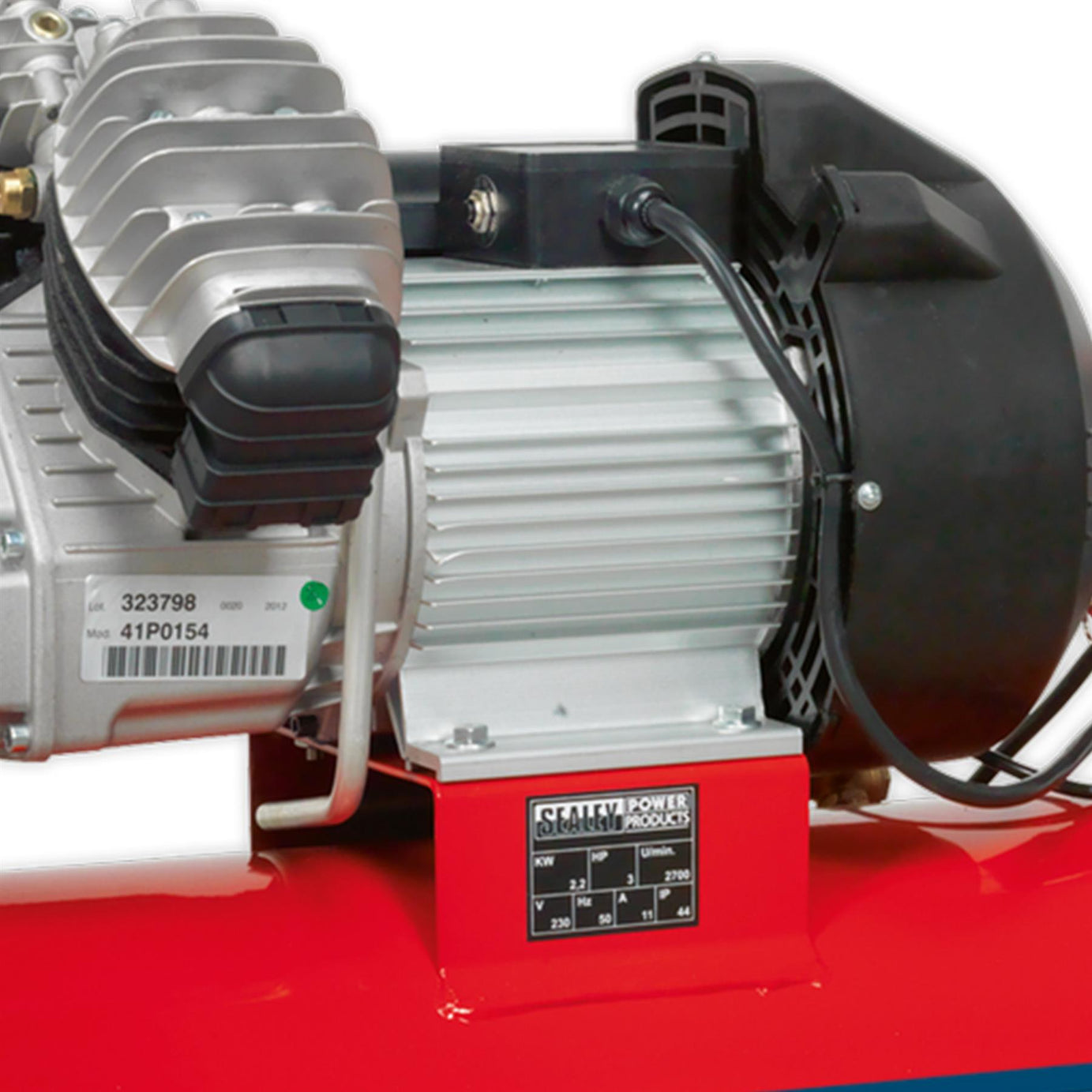Sealey Compressor 50L V-Twin Direct Drive 3hp
