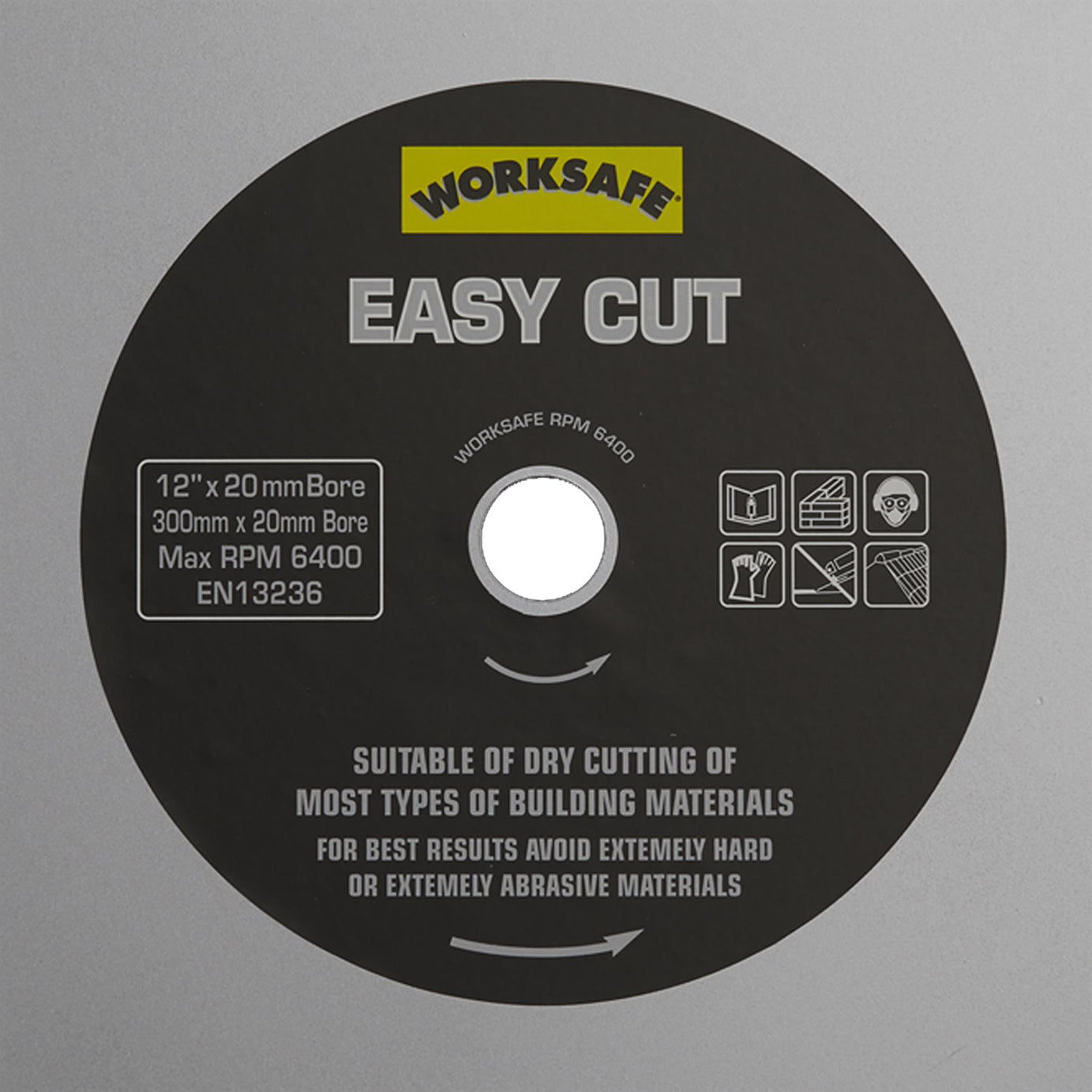 Silver Easy Cut Diamond Blade 300 x 20mm. Sealey