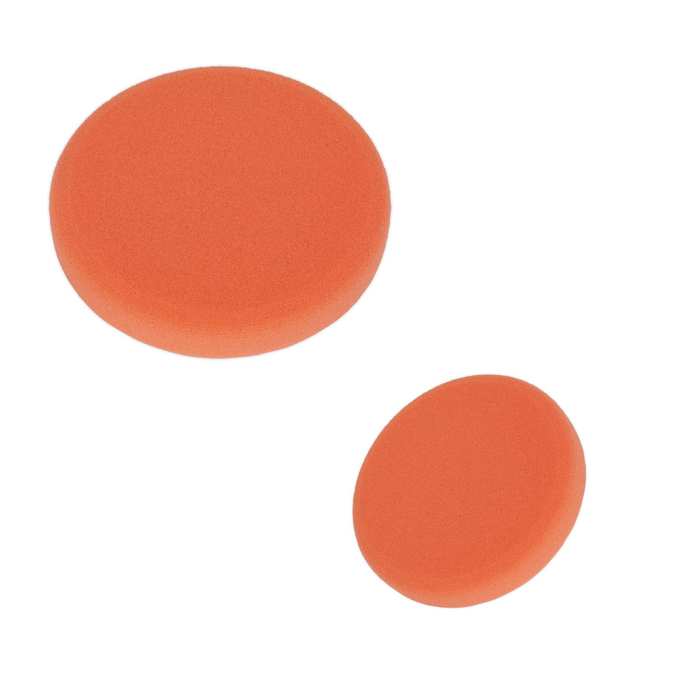Sealey Buffing & Polishing Foam Head Hook/Loop 150x25mm Orange/Firm
