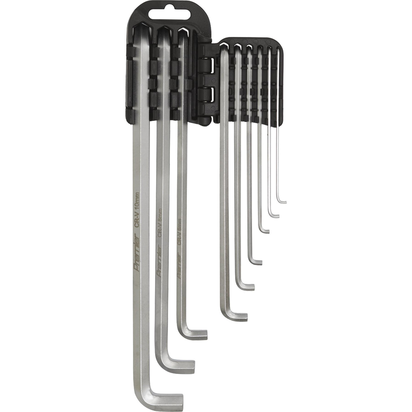 Sealey 9 Piece Short/Stubby End/Ended Extra Long Reach Hex/Allen Key Set