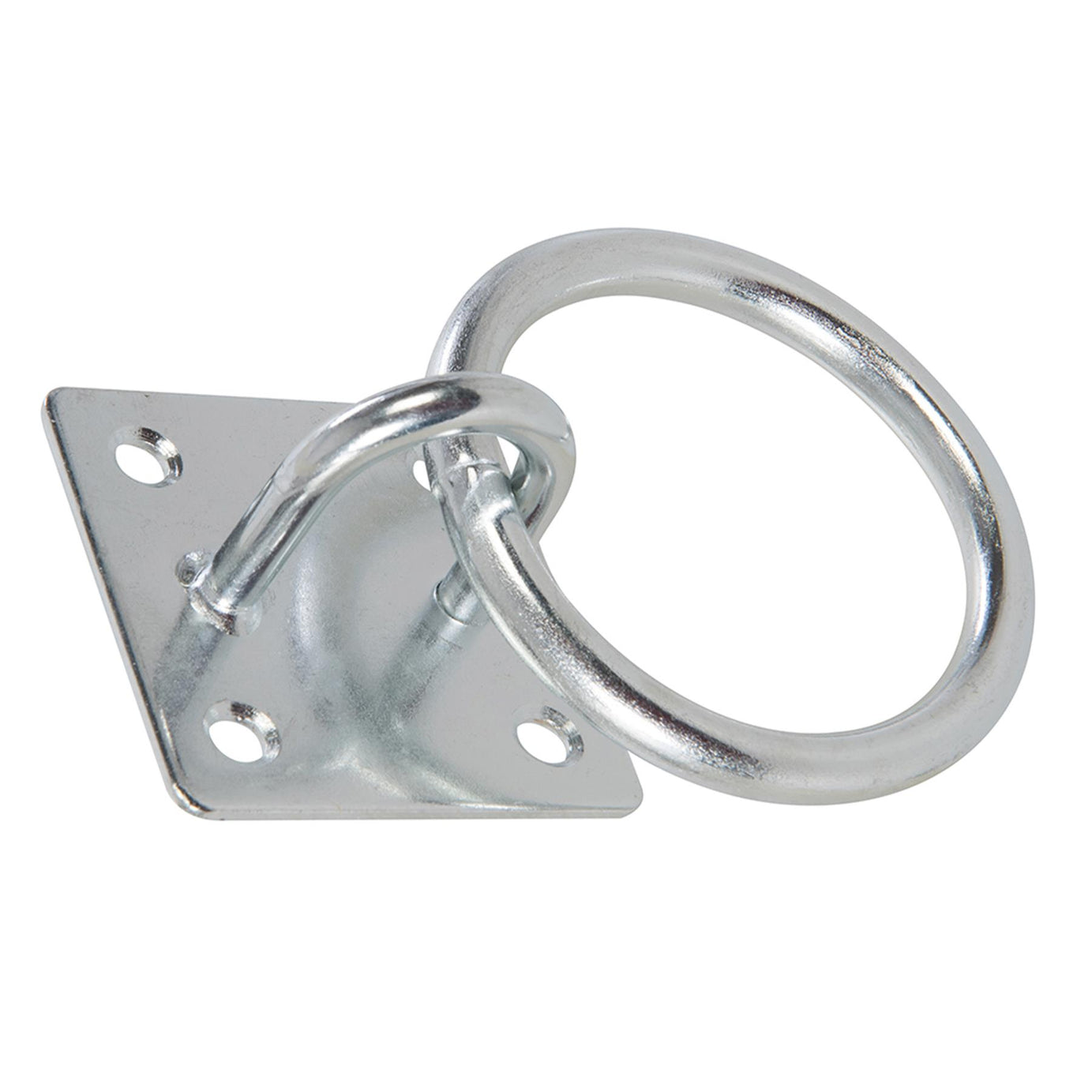 Chain Plate Galvanised Ring 50mm X 50mm Zinc Plated Corrosion Resistant