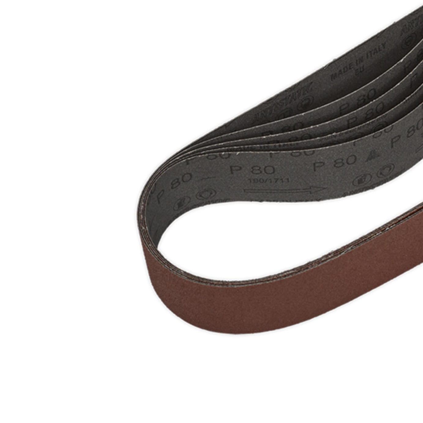 Sealey Sanding Belt 50 x 686mm 80Grit Pack of 5