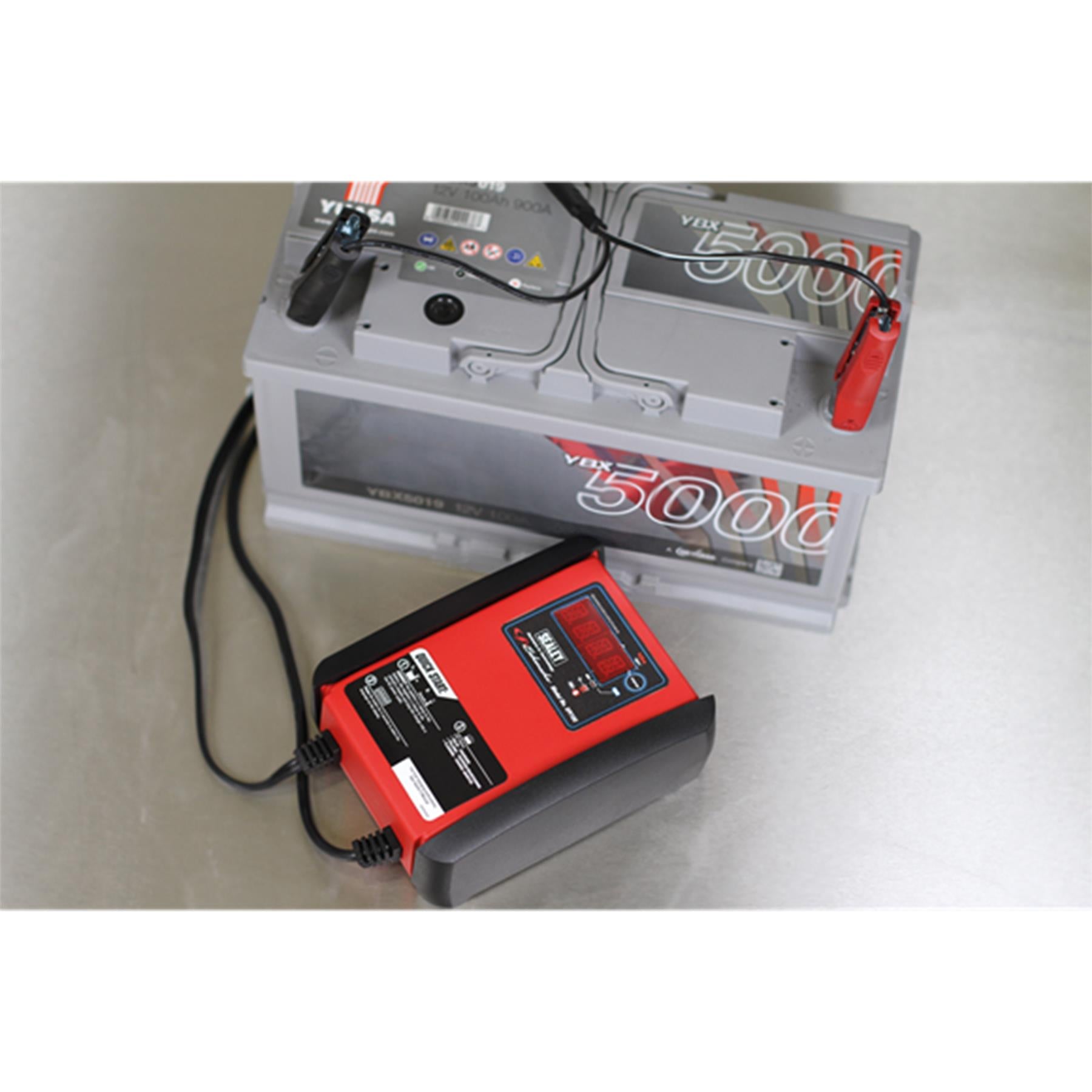 Sealey Schumacher Intelligent Speed Charge Battery Charger 10A 12V