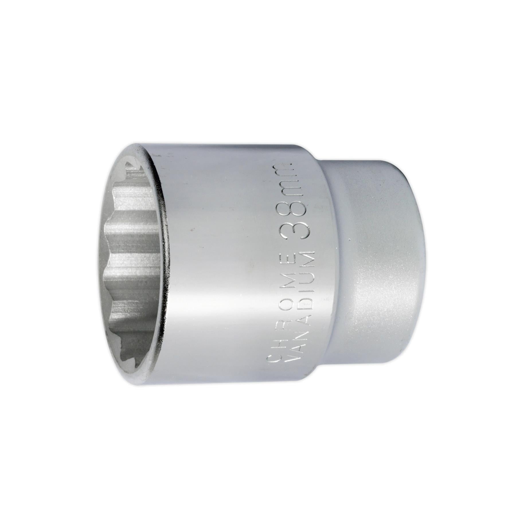 Sealey WallDrive Socket 38mm 3/4"Sq Drive