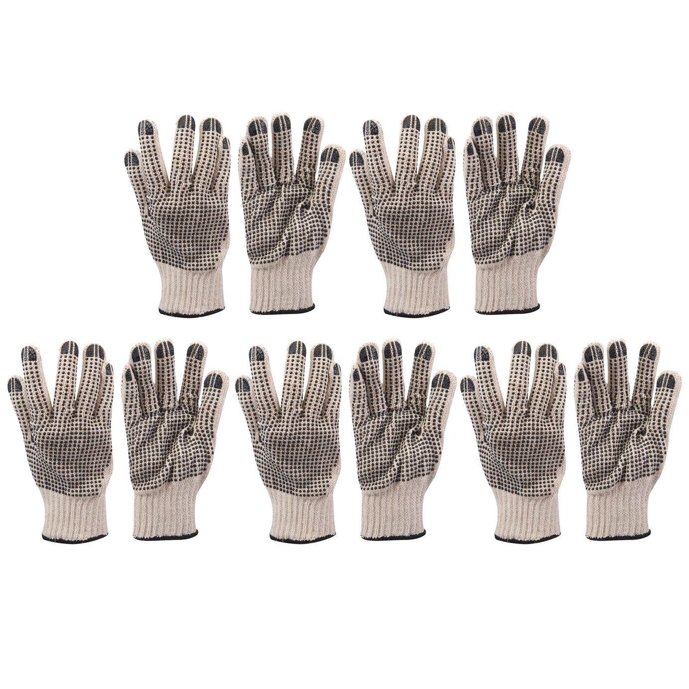 5 X Double-Sided Dot Gloves Comfortable PVC Dot Coat Construction General Use