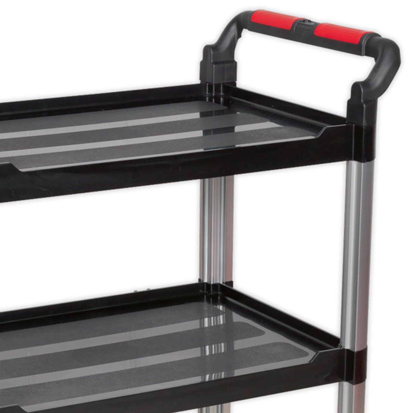 Sealey Workshop Trolley 3-Level Composite 40kg capacity per shelf