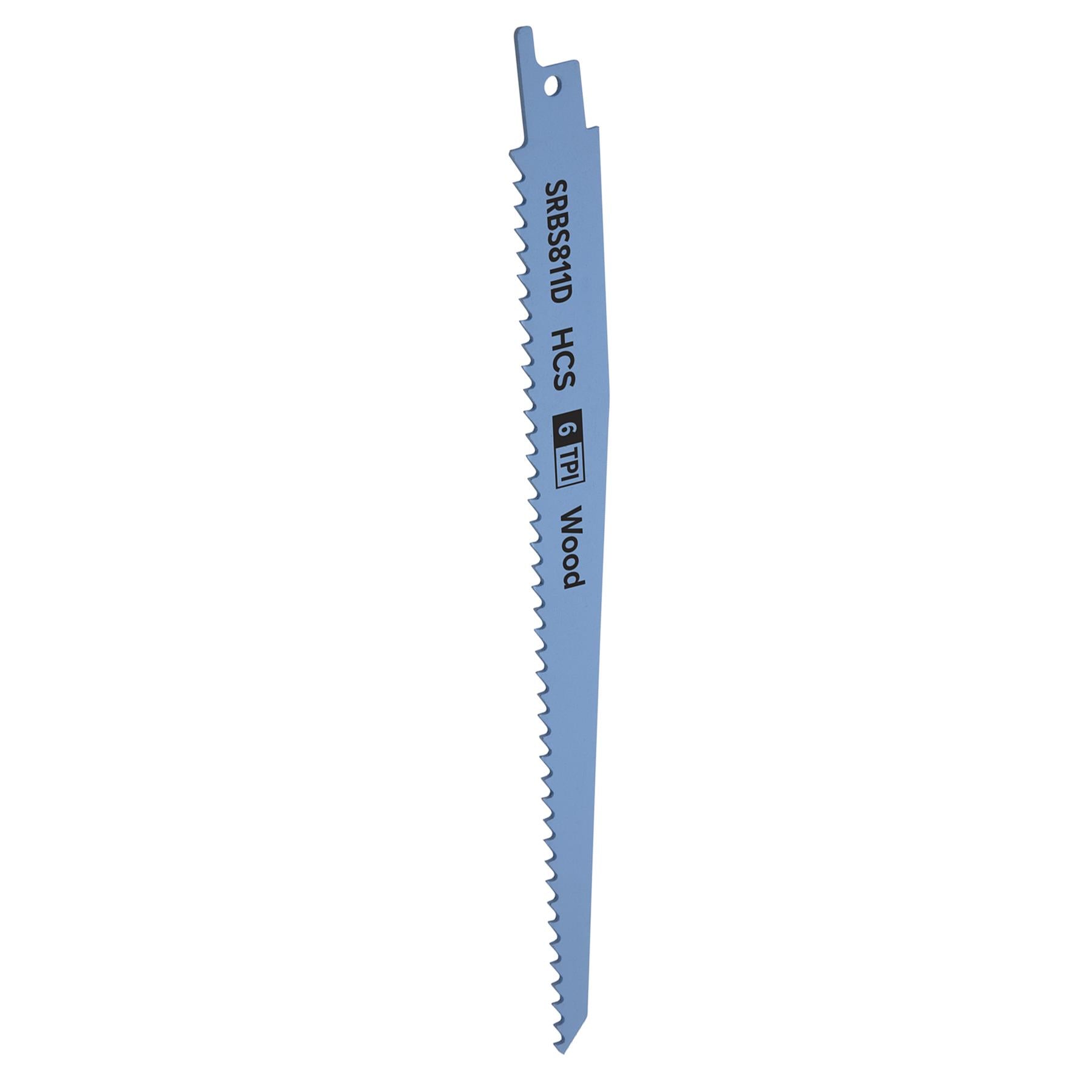 Sealey Reciprocating Saw Blade Clean Wood 200mm 6tpi - Pack of 5
