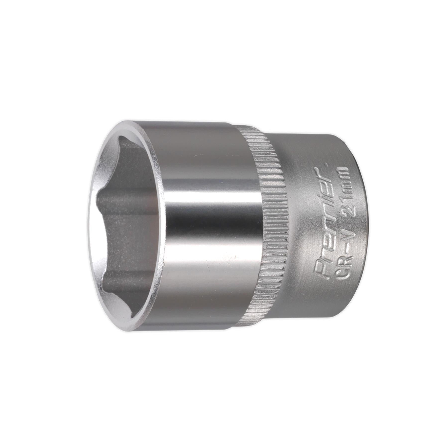 Sealey WallDrive Socket 21mm 3/8"Sq Drive