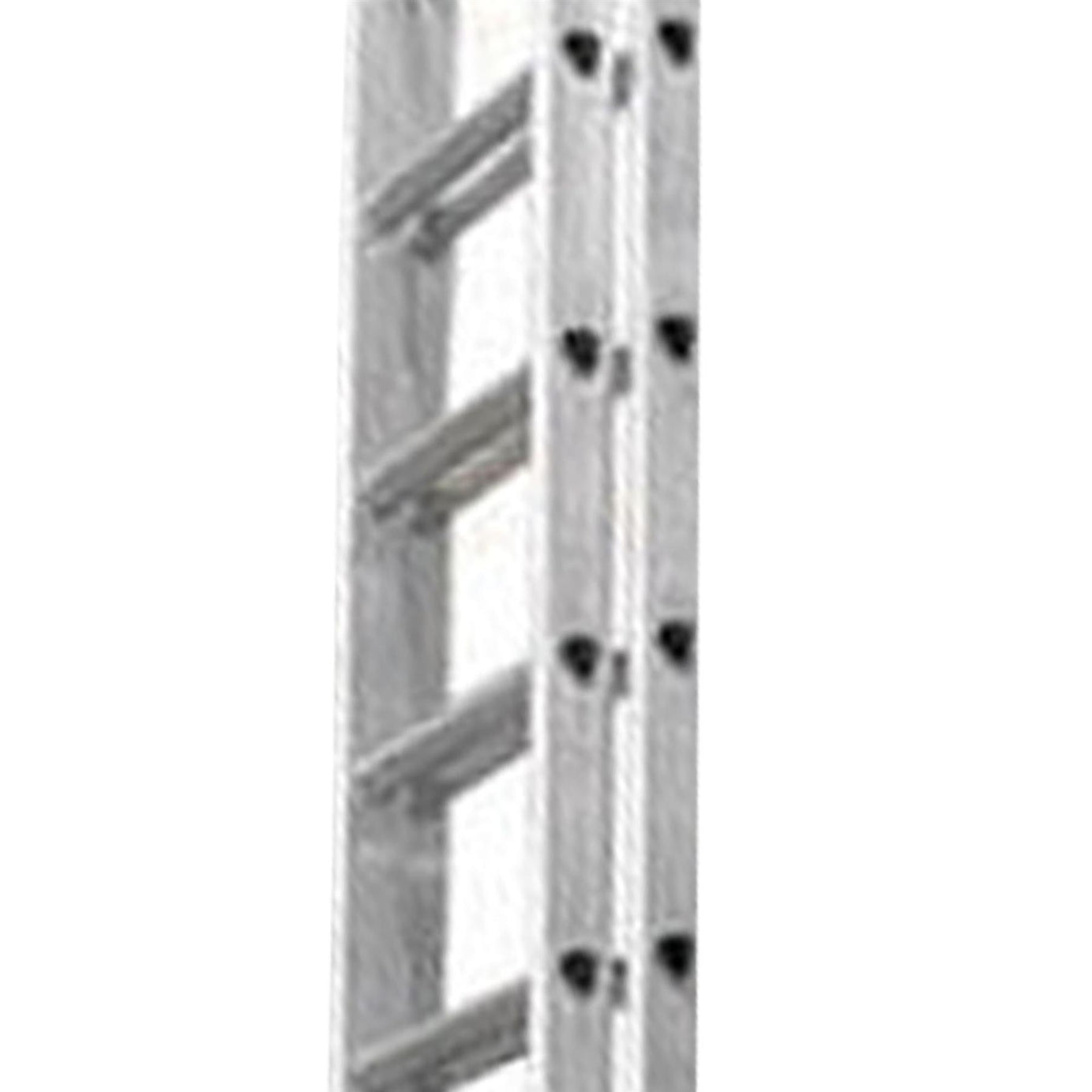 Dapetz PRo 15 Rung Aluminium Extension Ladder 4m, Double Section, Made In Uk