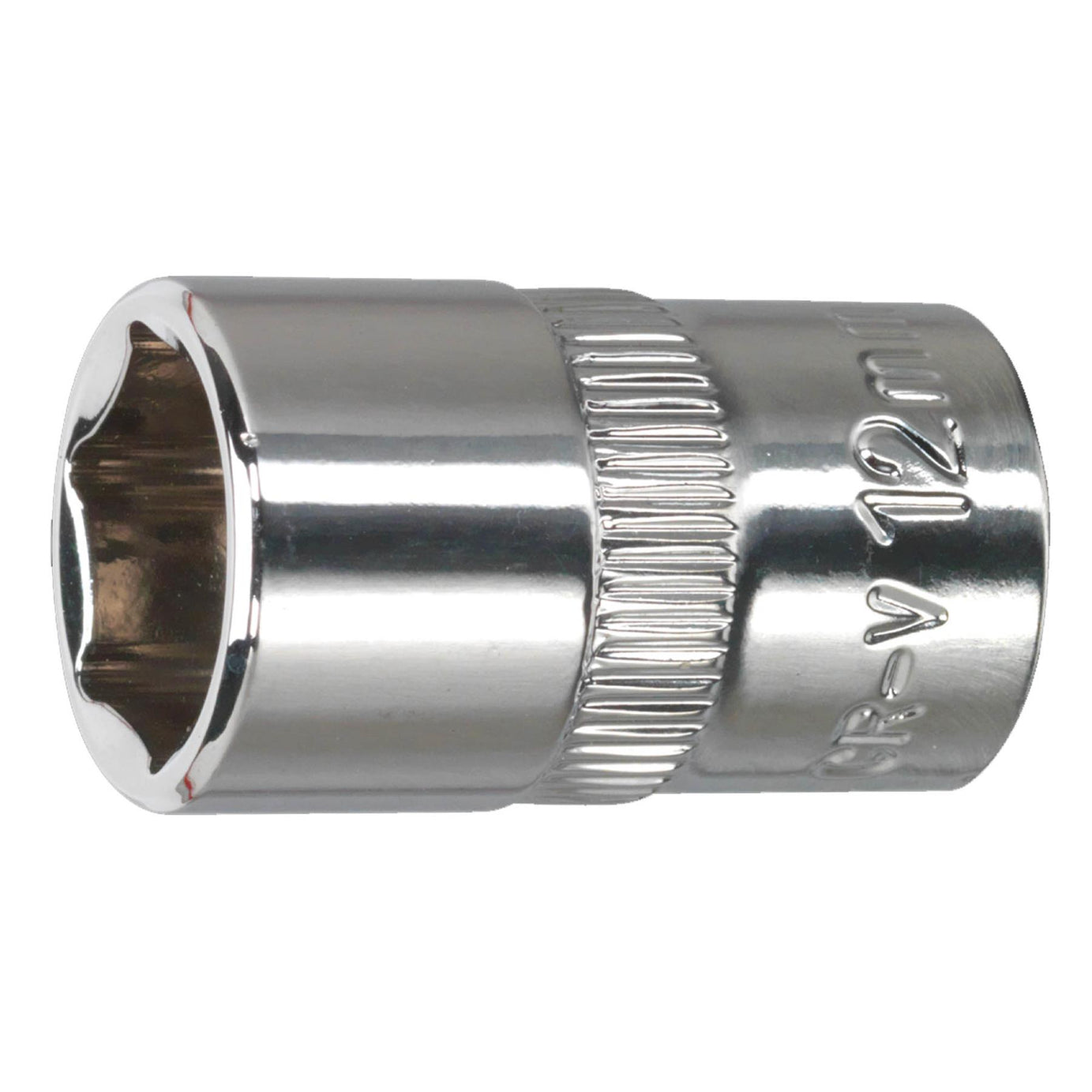Sealey WallDrive Socket 12mm 3/8"Sq Drive Fully Polished