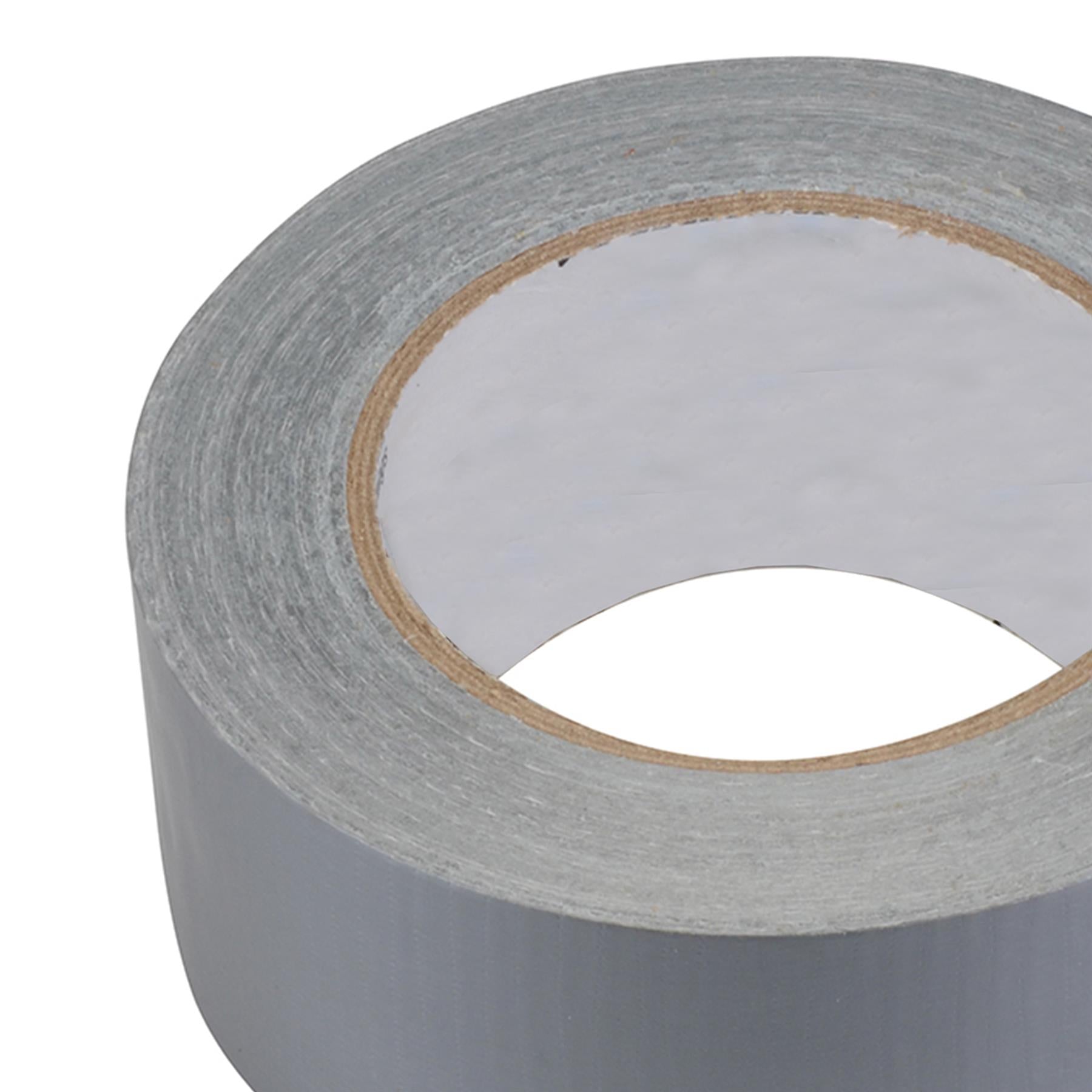 Duct Tape - 50mm X 50M Silver Polyethylene-Coated With Hot-Melt Glue Adhesive