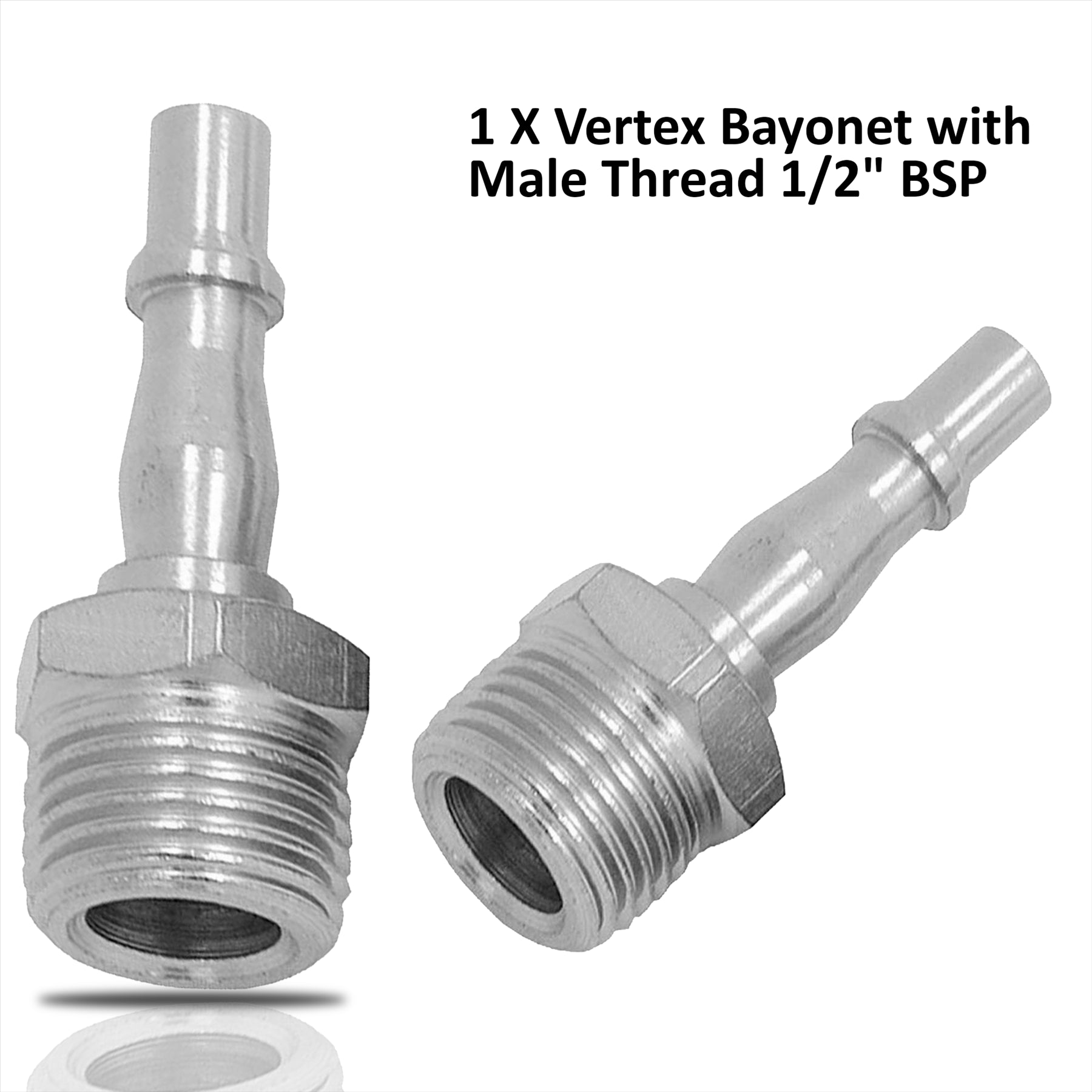 Air Line Hose Fitting Connector Male 1/2" BSP Bayonet Coupler For PCL Vertex 1PC