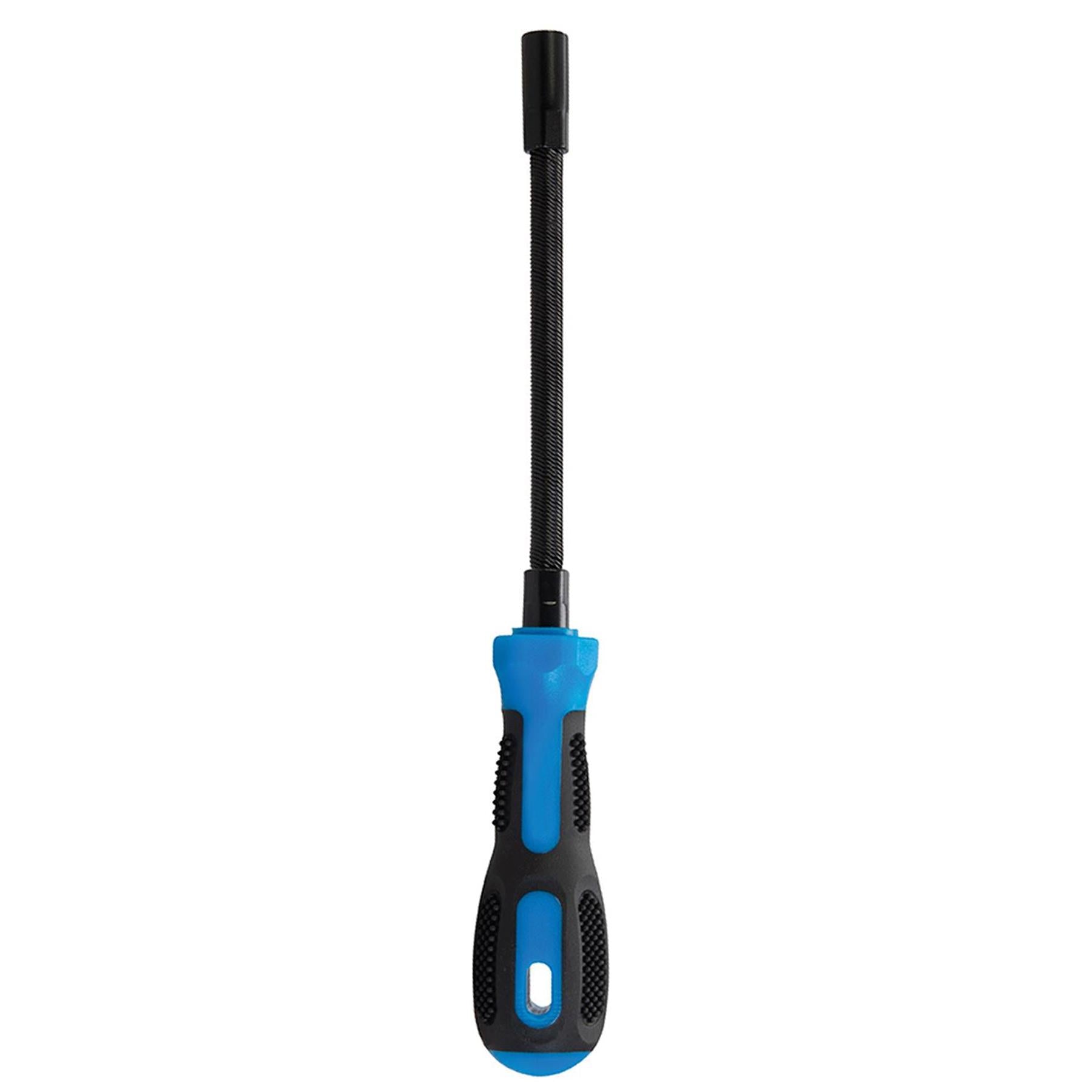 Flexible Shaft Hose Clip Driver - 7mm Hex High-Impact Plastic Easy-Grip Handle