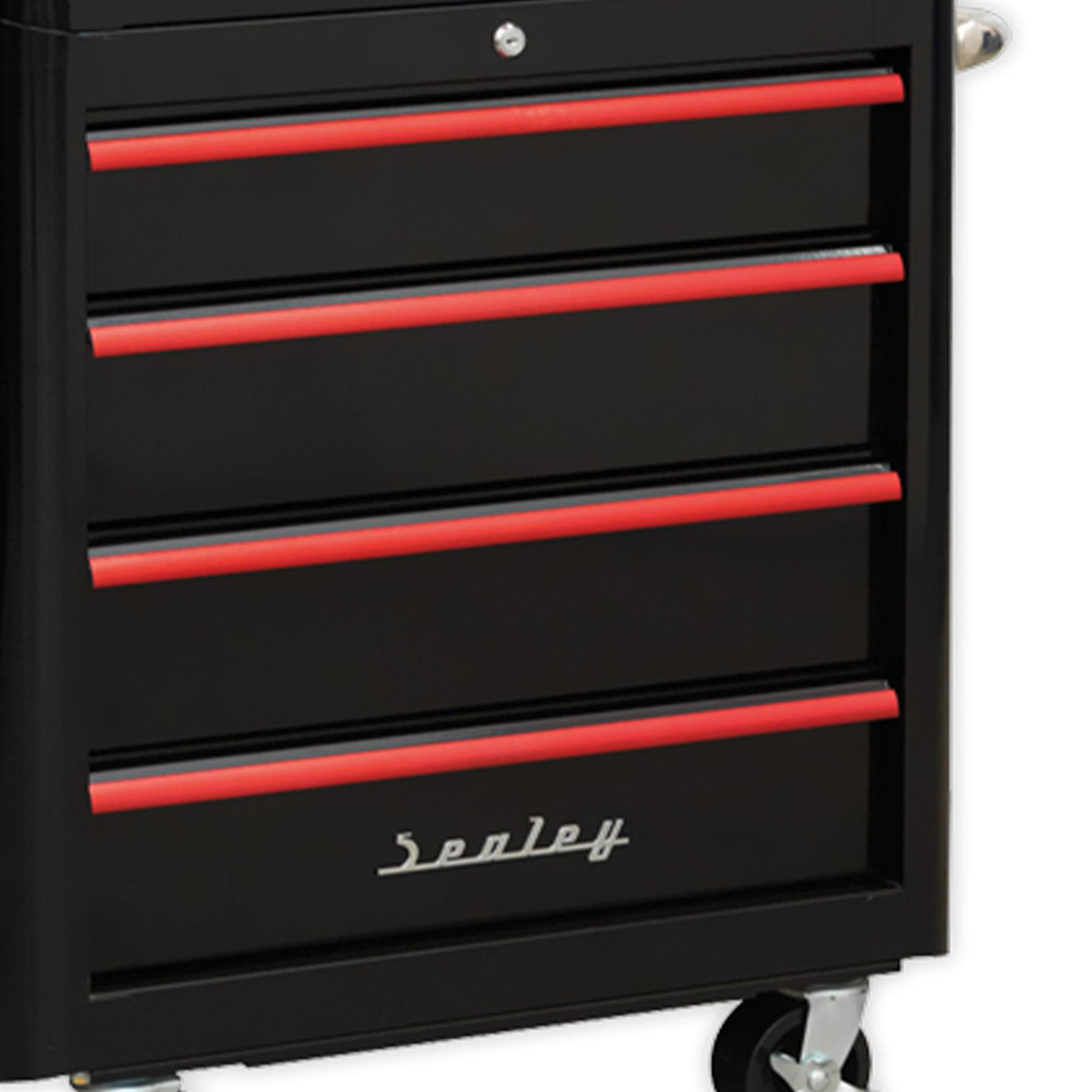 Sealey Retro Style Tool Chest Combination 10 Drawer - Black/Red