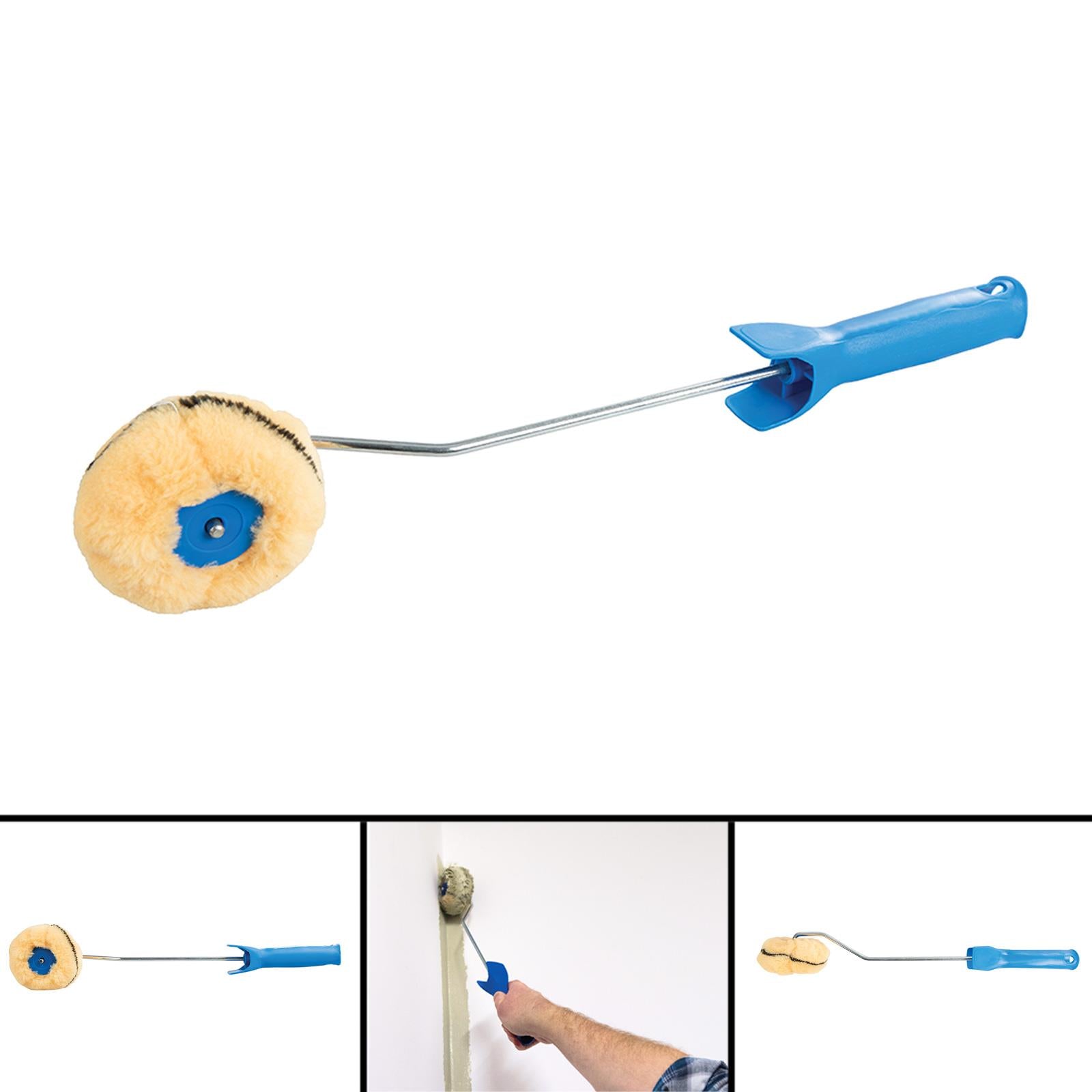 Corner Paint Roller 100mm Edgeless Painting Detail Precision Decorating DIY