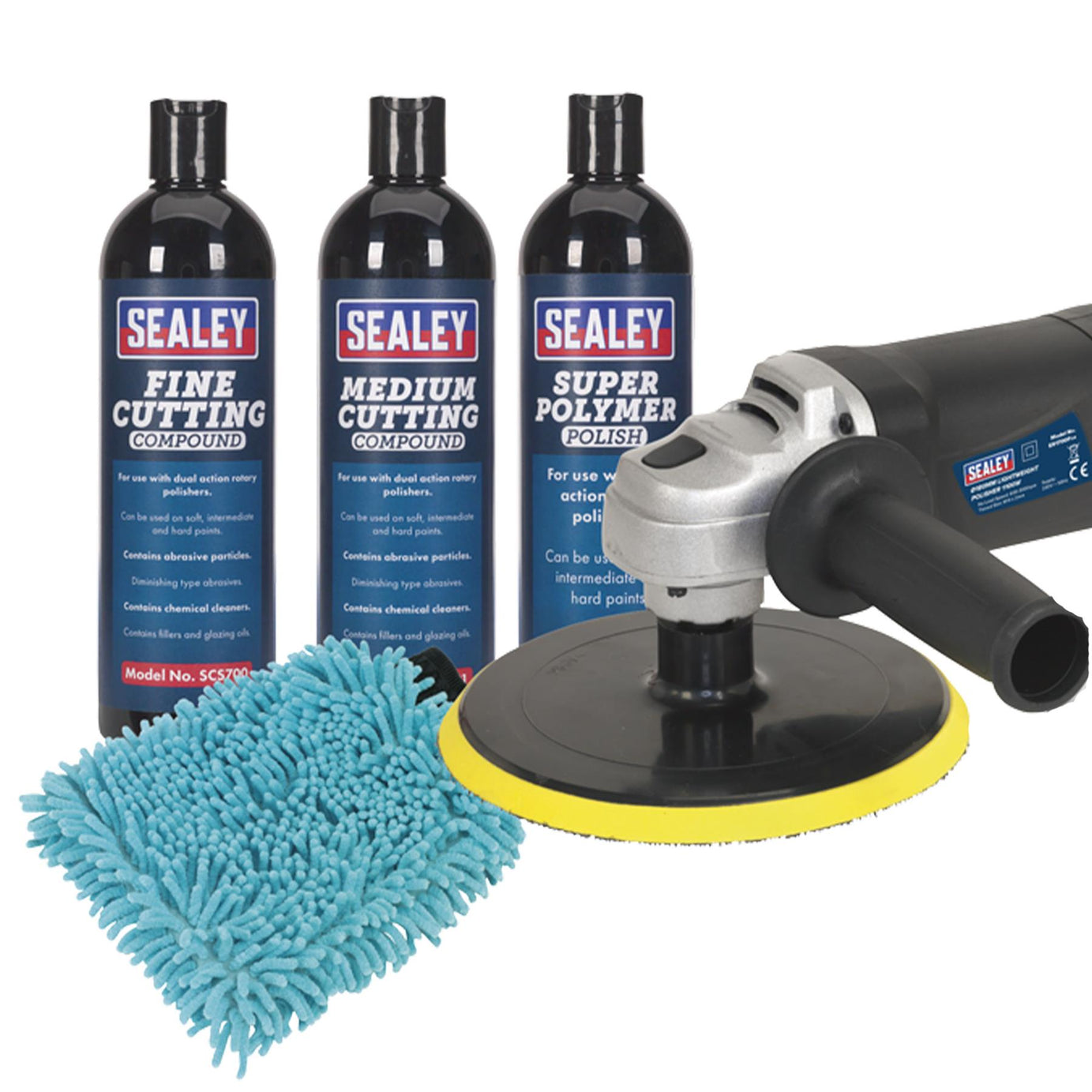 Sealey 180mm Pro Polishing & Compounding Kit 1100W/230V
