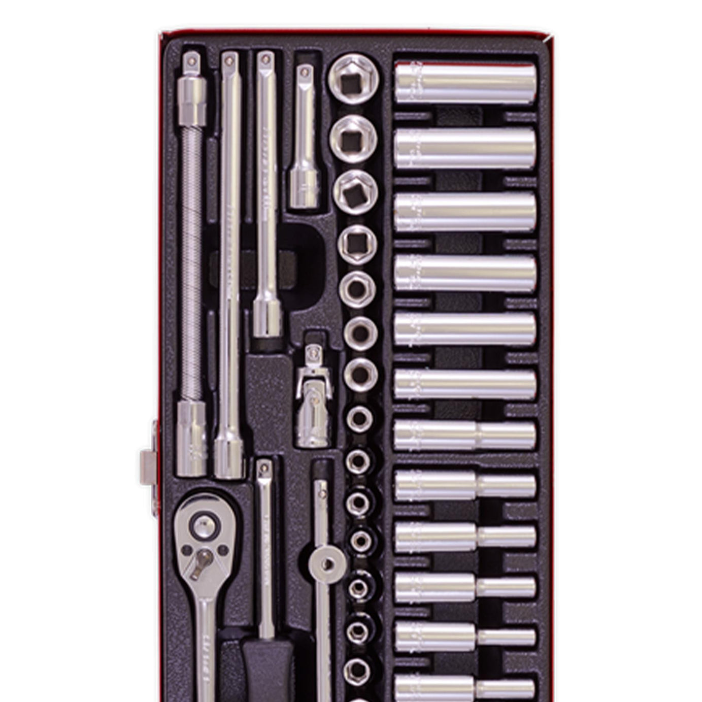Sealey Socket Set 41pc 1/4"Sq Drive 6pt WallDrive� - Metric/Imperia