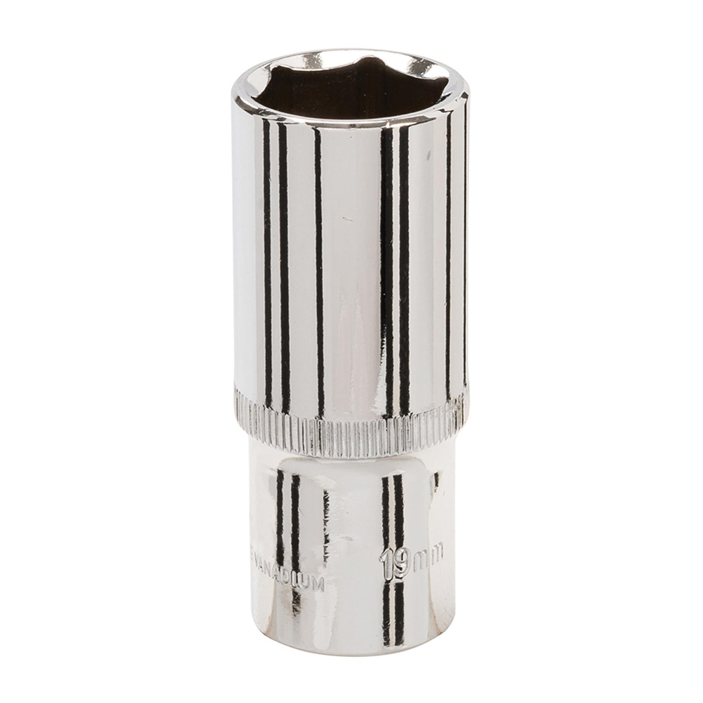 Deep Socket 3/8" Drive 6pt Metric 6 Point Hex Corrotion Resistant Socket 19mm