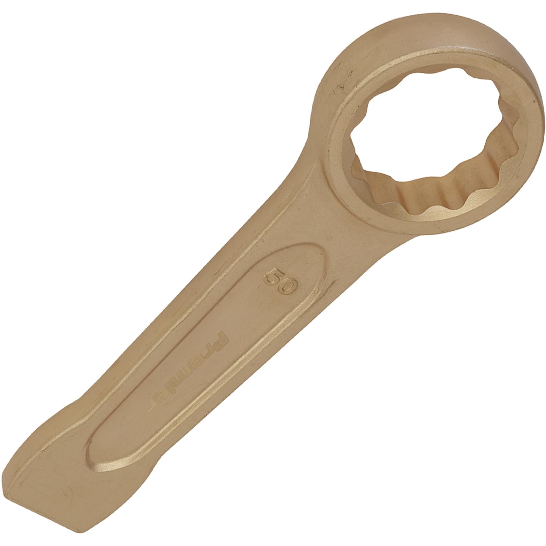 Sealey Slogging Spanner Ring End 50mm - Non-Sparking Beryllium Copper