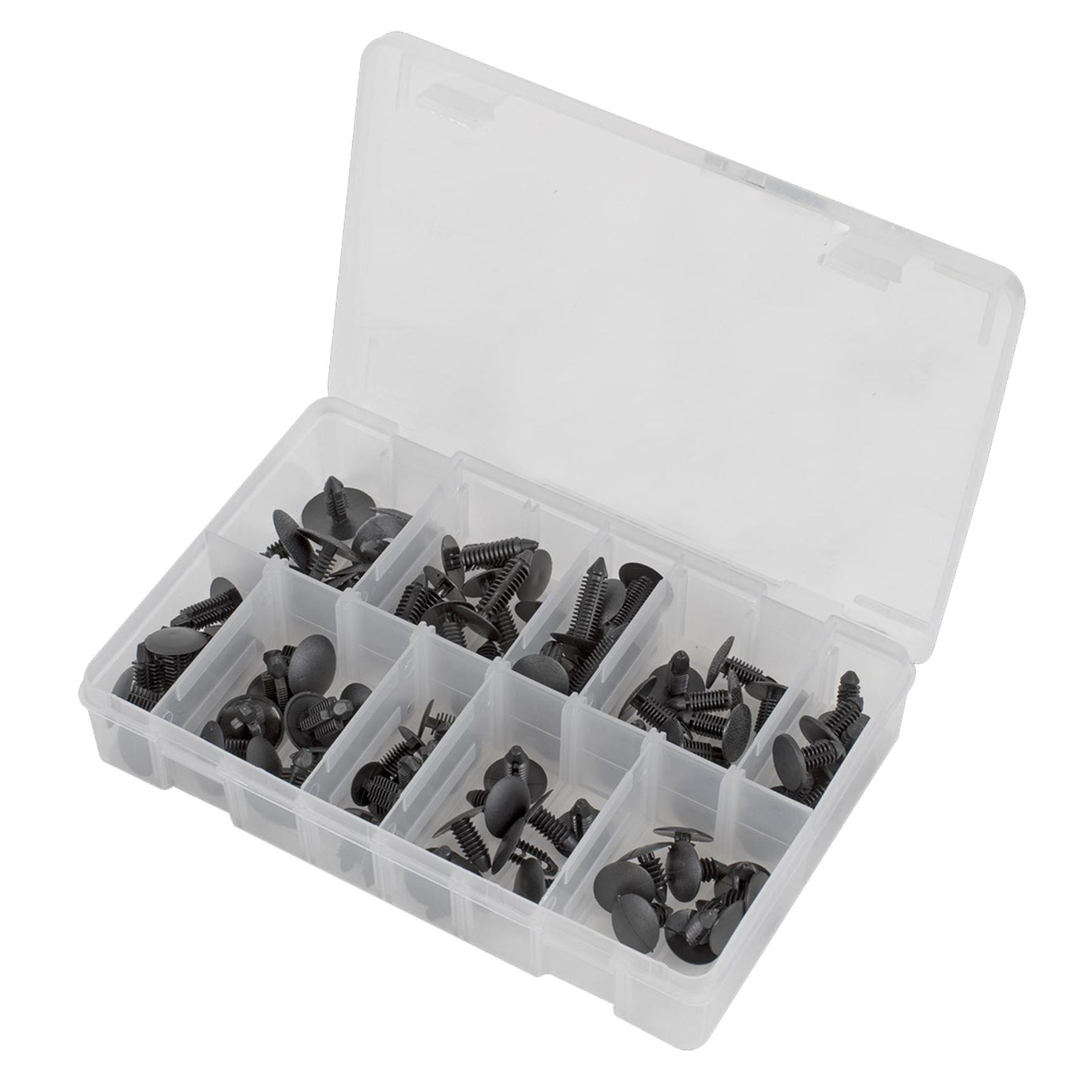 Sealey Fir Tree Clip Assortment - Pack of 100