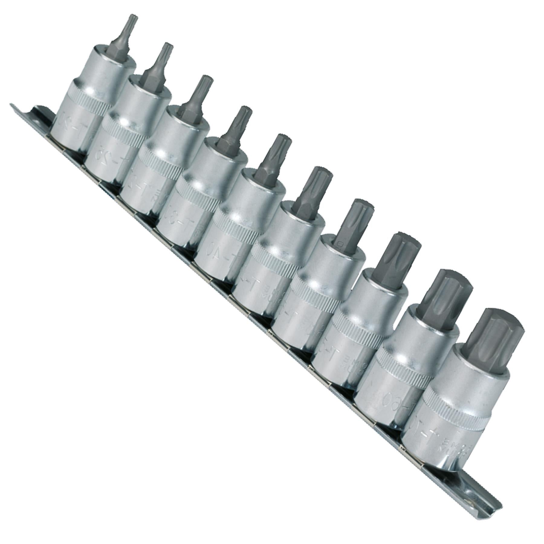 Sealey TRX-Star* Socket Bit Set 10pc 1/2"Sq Drive