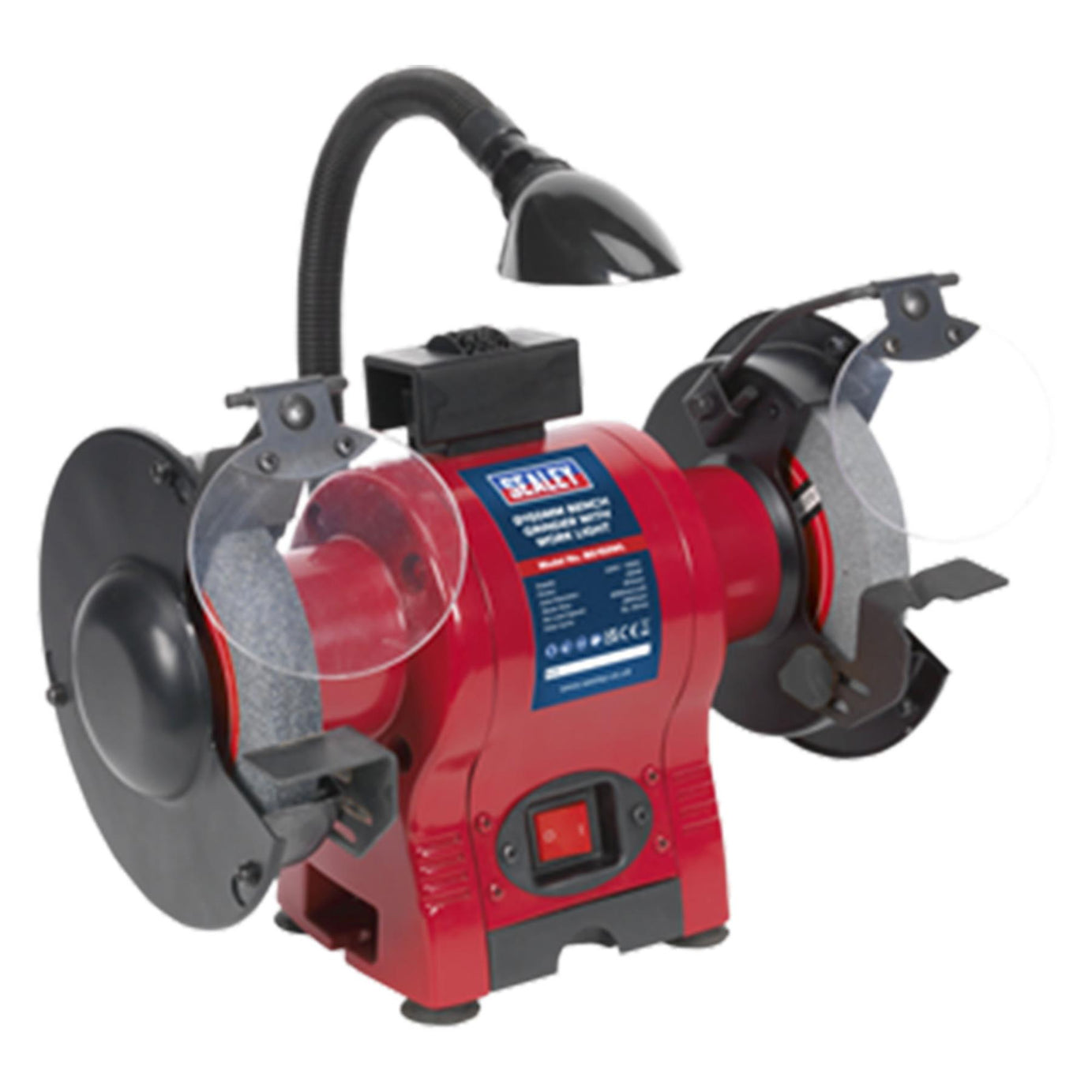 Sealey Bench Grinder 150mm with Work Light 250W/230V